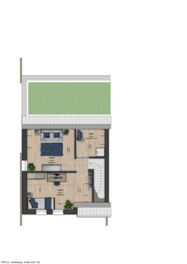 Foto 5 van Cipresgroen - hoekwoning levensloop (Bouwnr. 28)