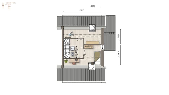 Foto 4 van Hoekwoning type 1 (Bouwnr. 0)