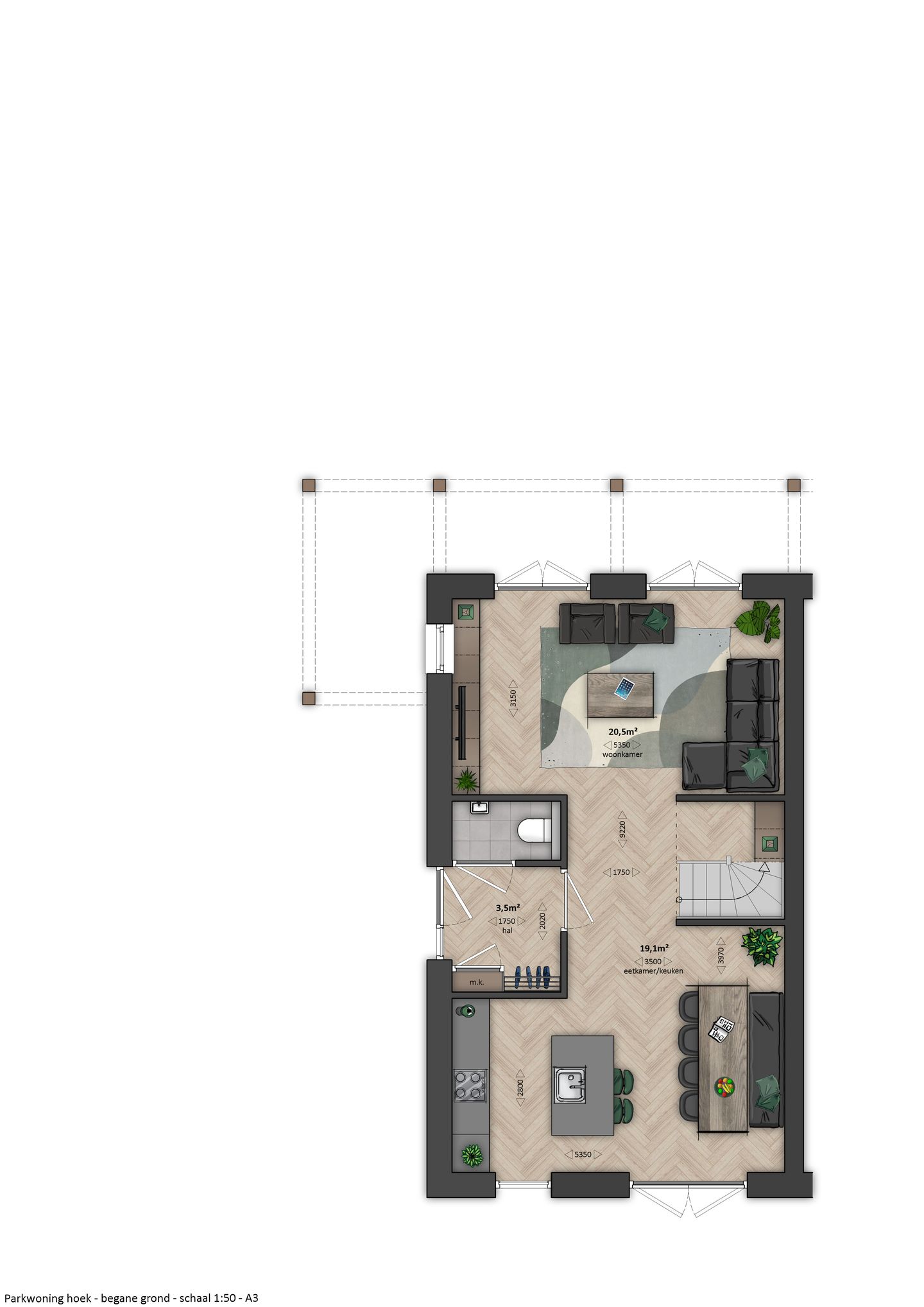 Foto 4 van Ficusgroen - Hoekwoning (Bouwnr. 43)