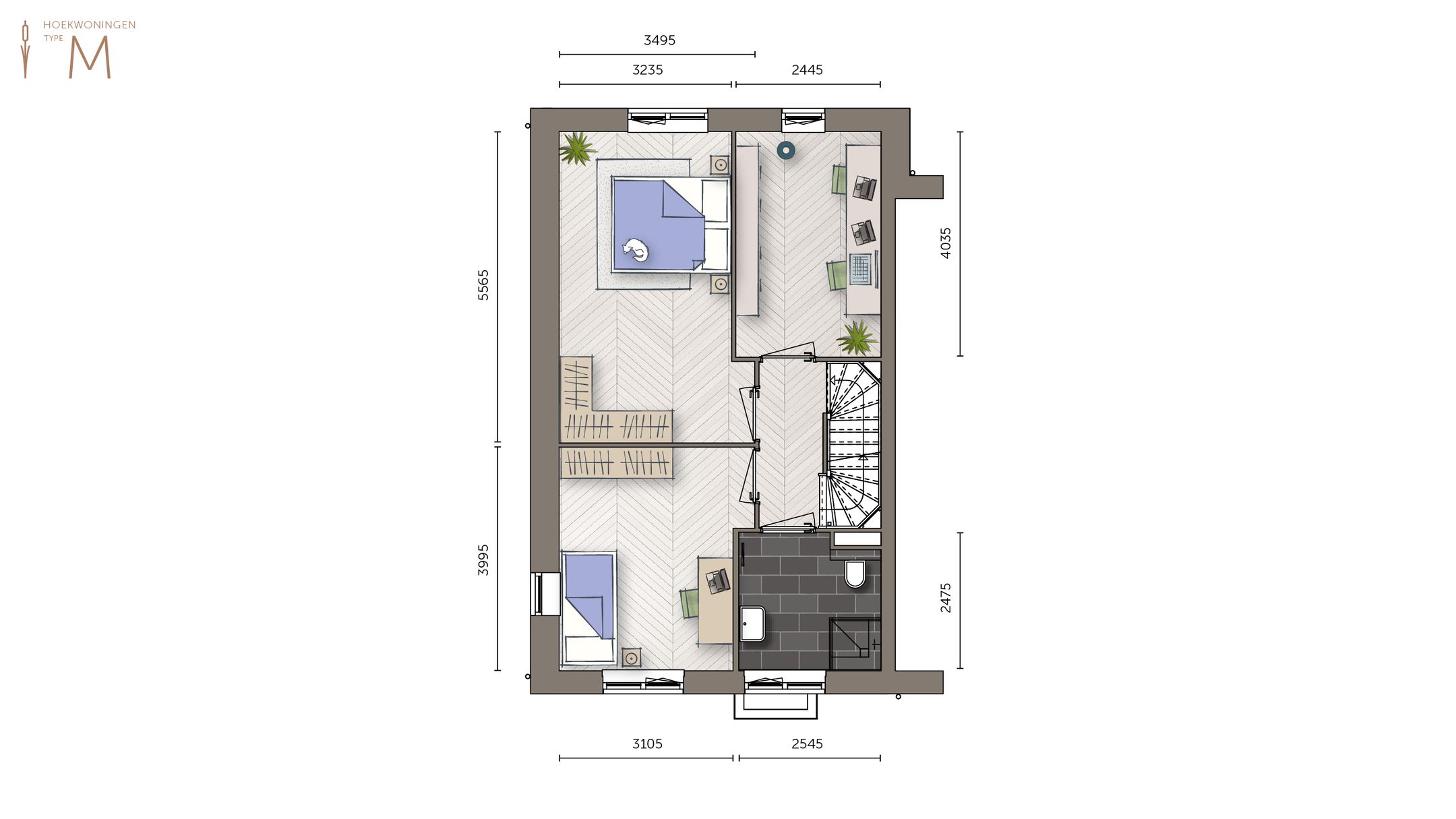 Foto 3 van Hoekwoning type 2 (Bouwnr. 0)
