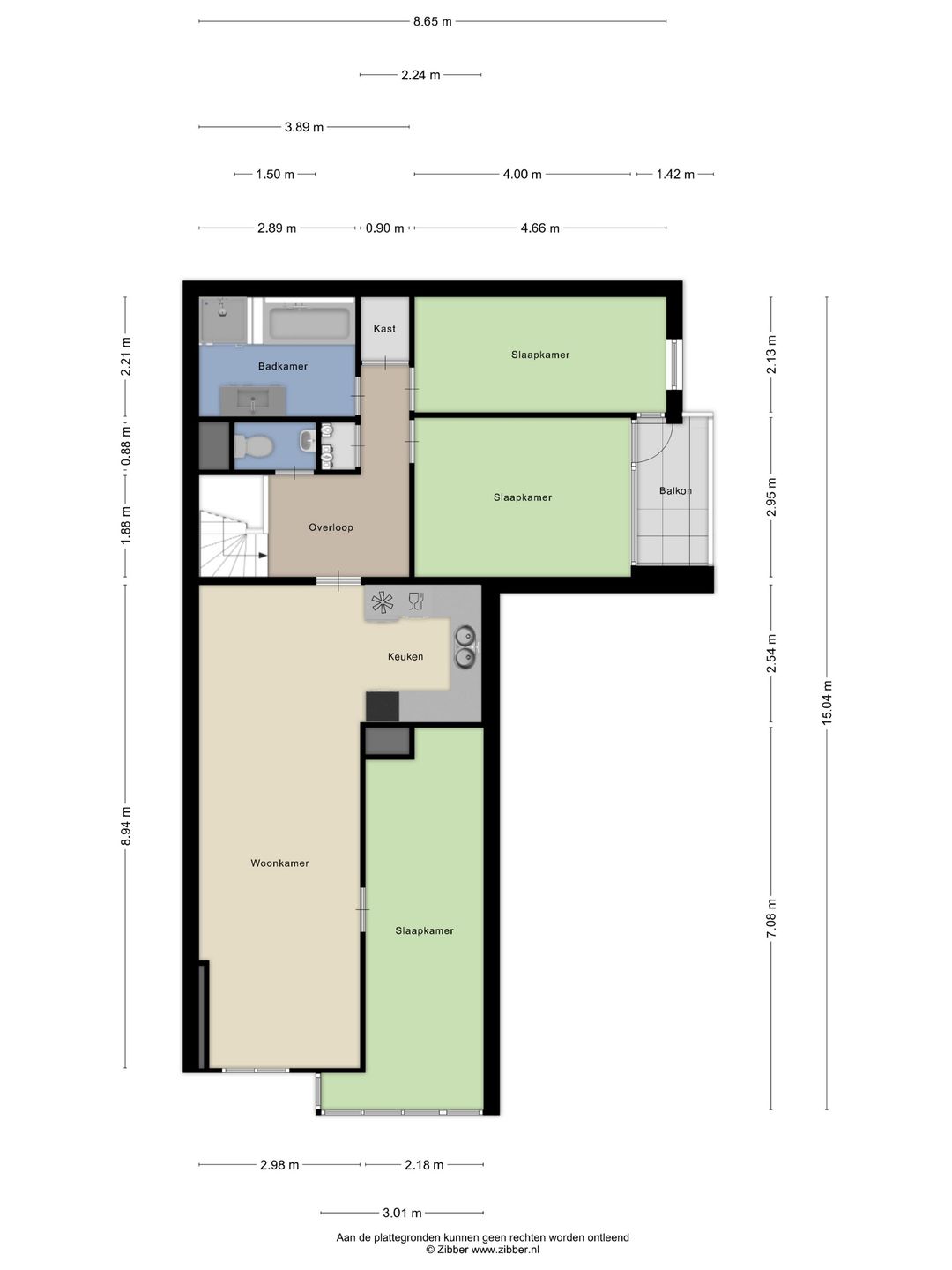 Spacious 3-Bedroom Apartment in Historic Maastricht Center — 37