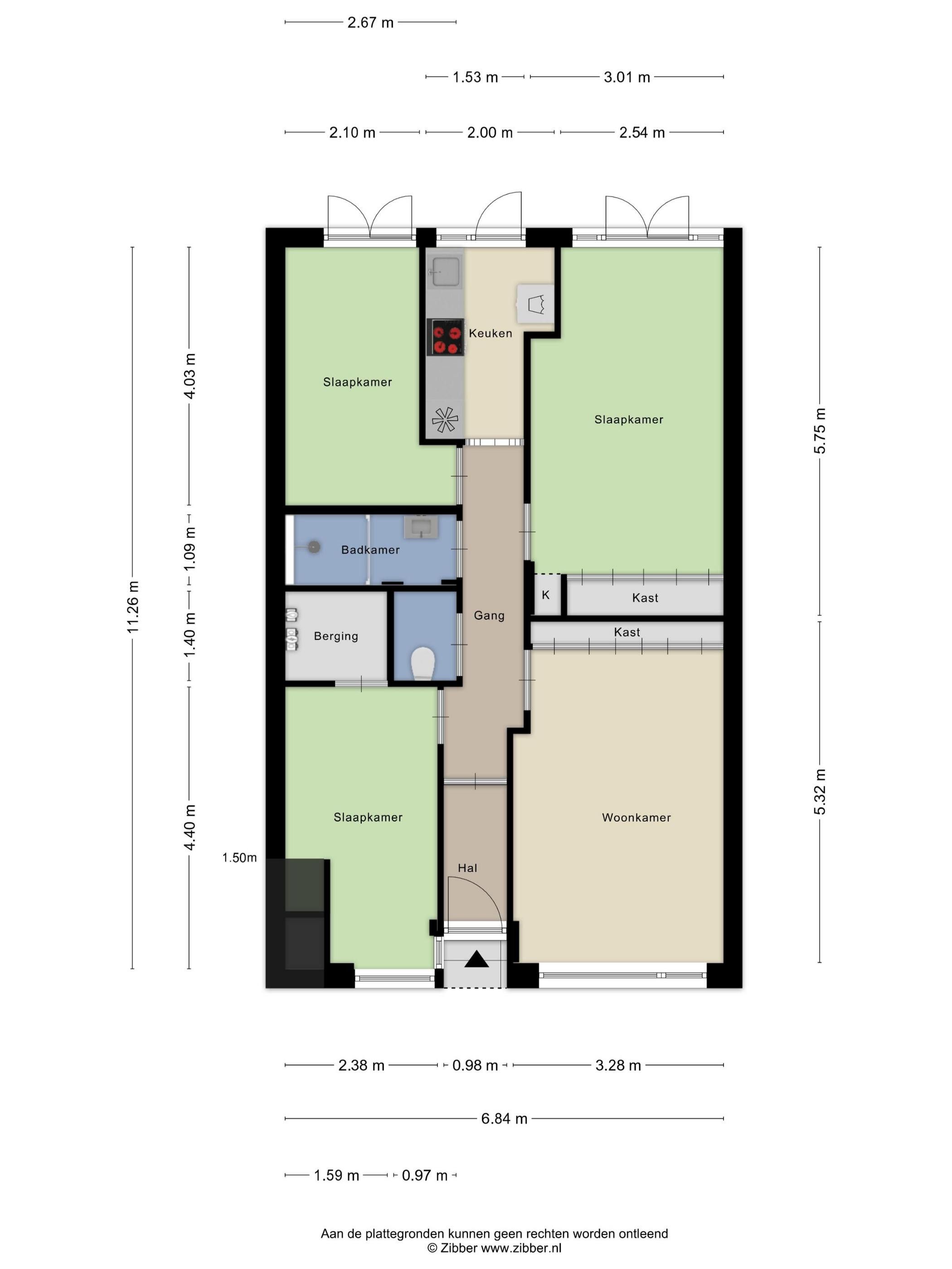 Spacious Ground Floor Apartment with Private Garden in The Hague — 24