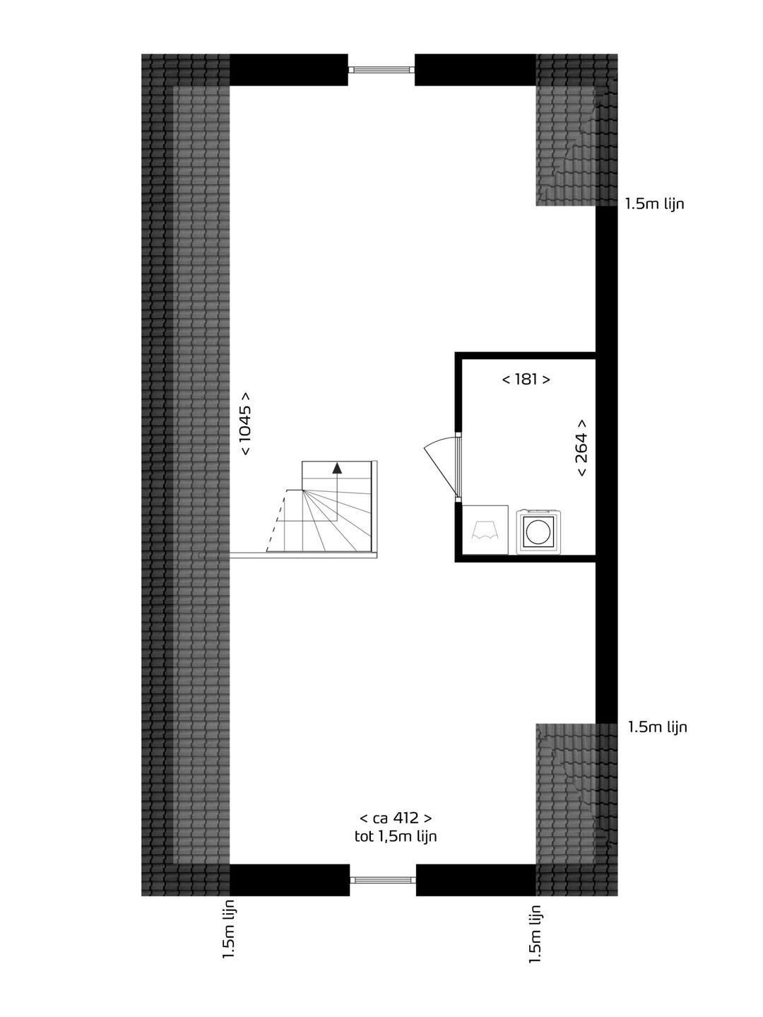 Foto 7 van 2 onder 1 kapwoning (Bouwnr. BNR 16)