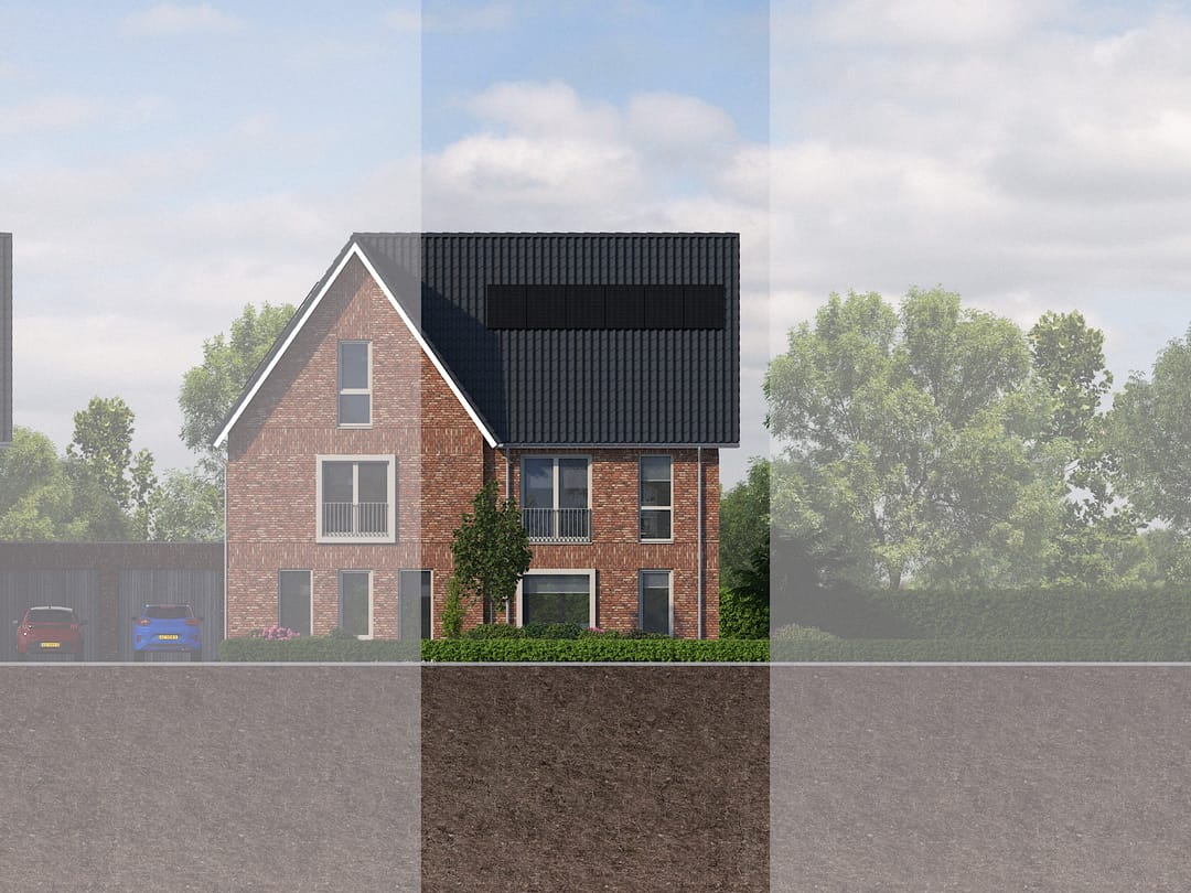 Photo 1 of 2 onder 1 kapwoning (Bouwnr. BNR 9)