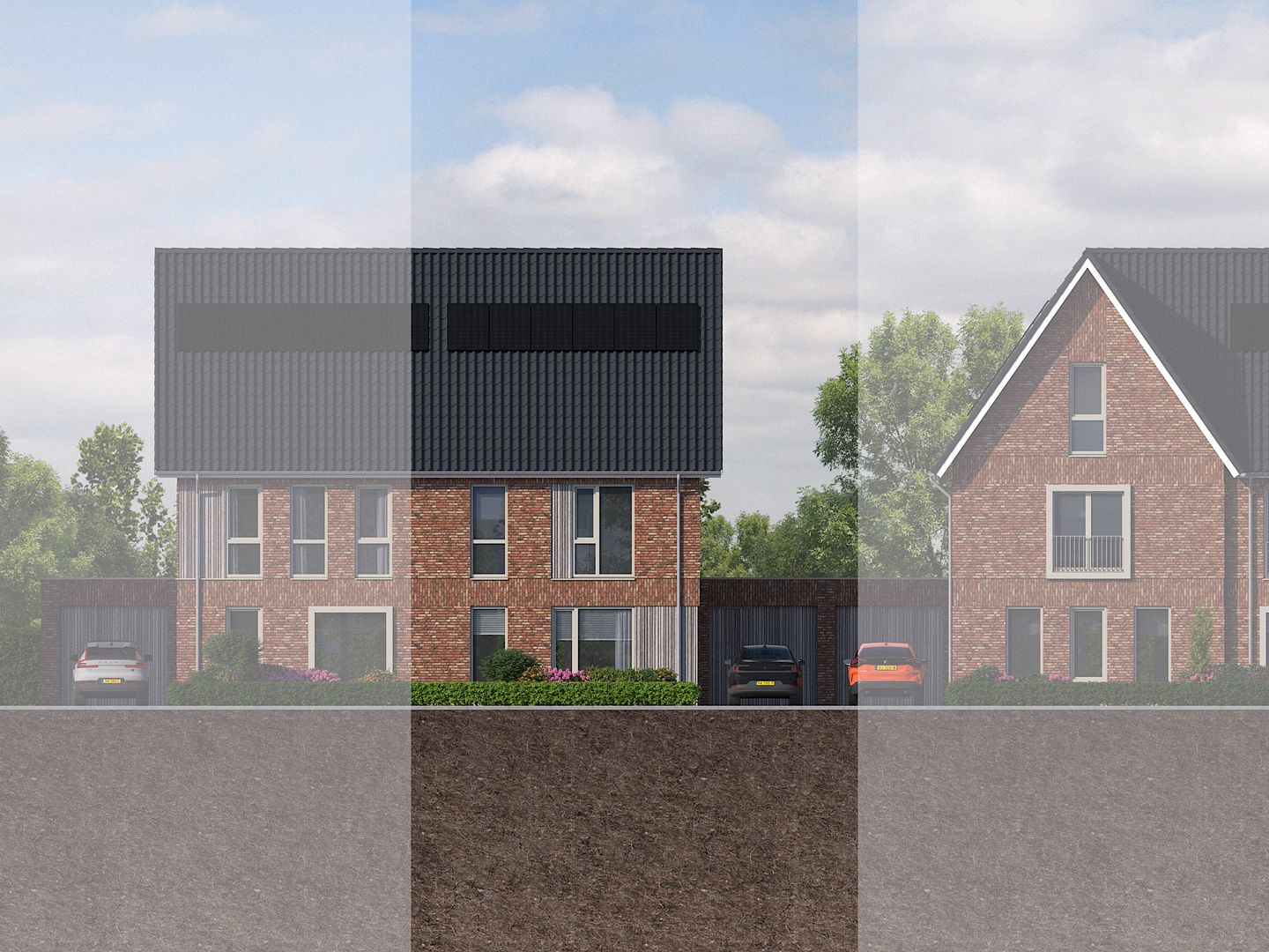 Photo 1 of 2 onder 1 kapwoning (Bouwnr. BNR 17)