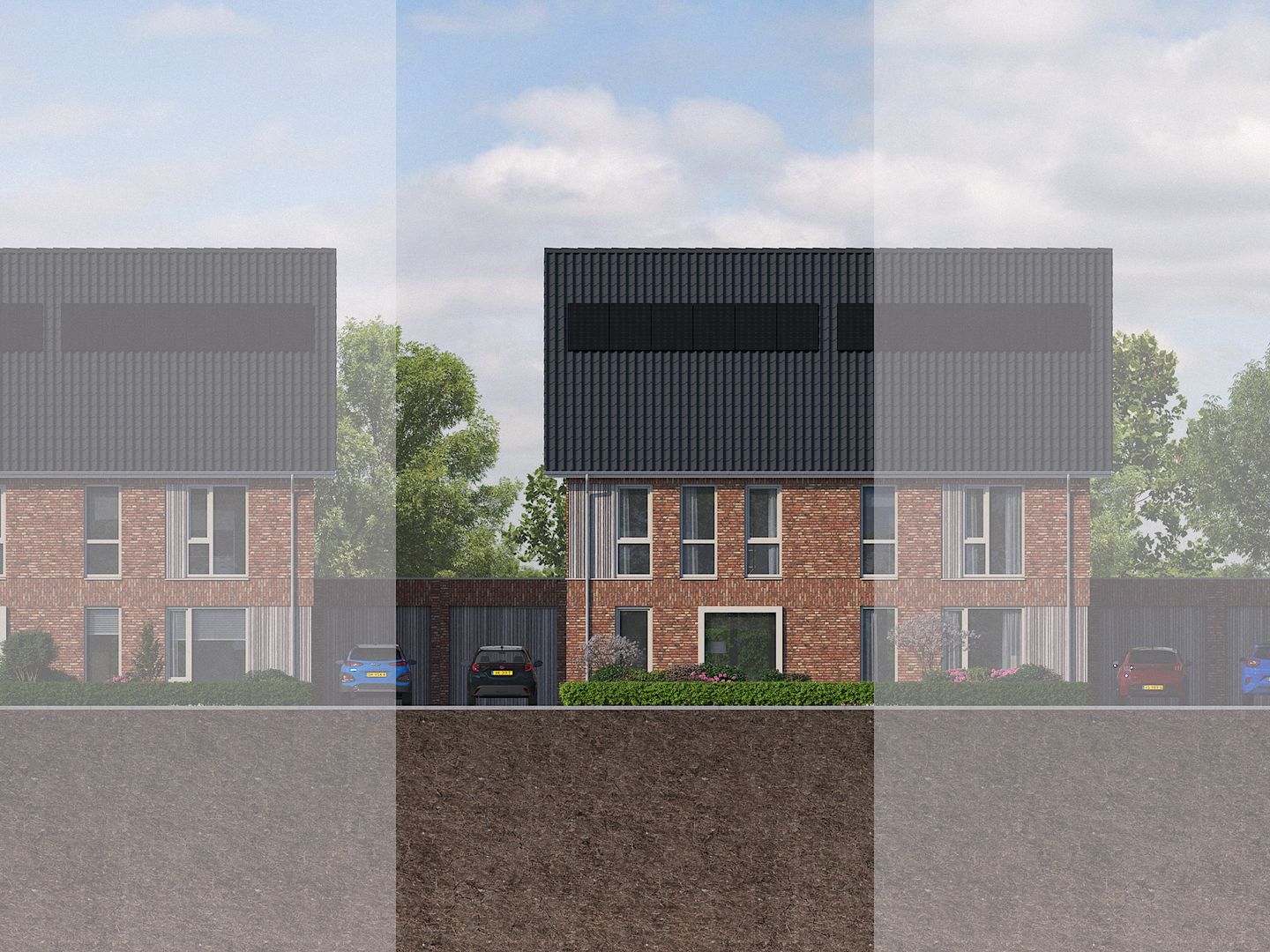 Photo 1 of 2 onder 1 kapwoning (Bouwnr. BNR 12)