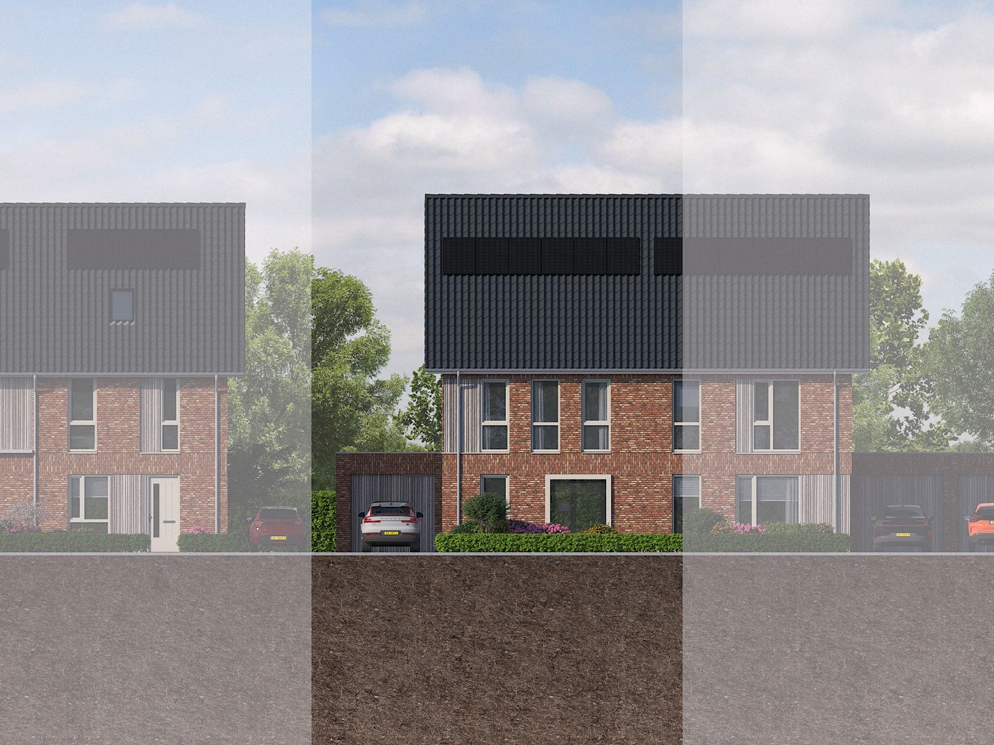 Photo 1 of 2 onder 1 kapwoning (Bouwnr. BNR 18)