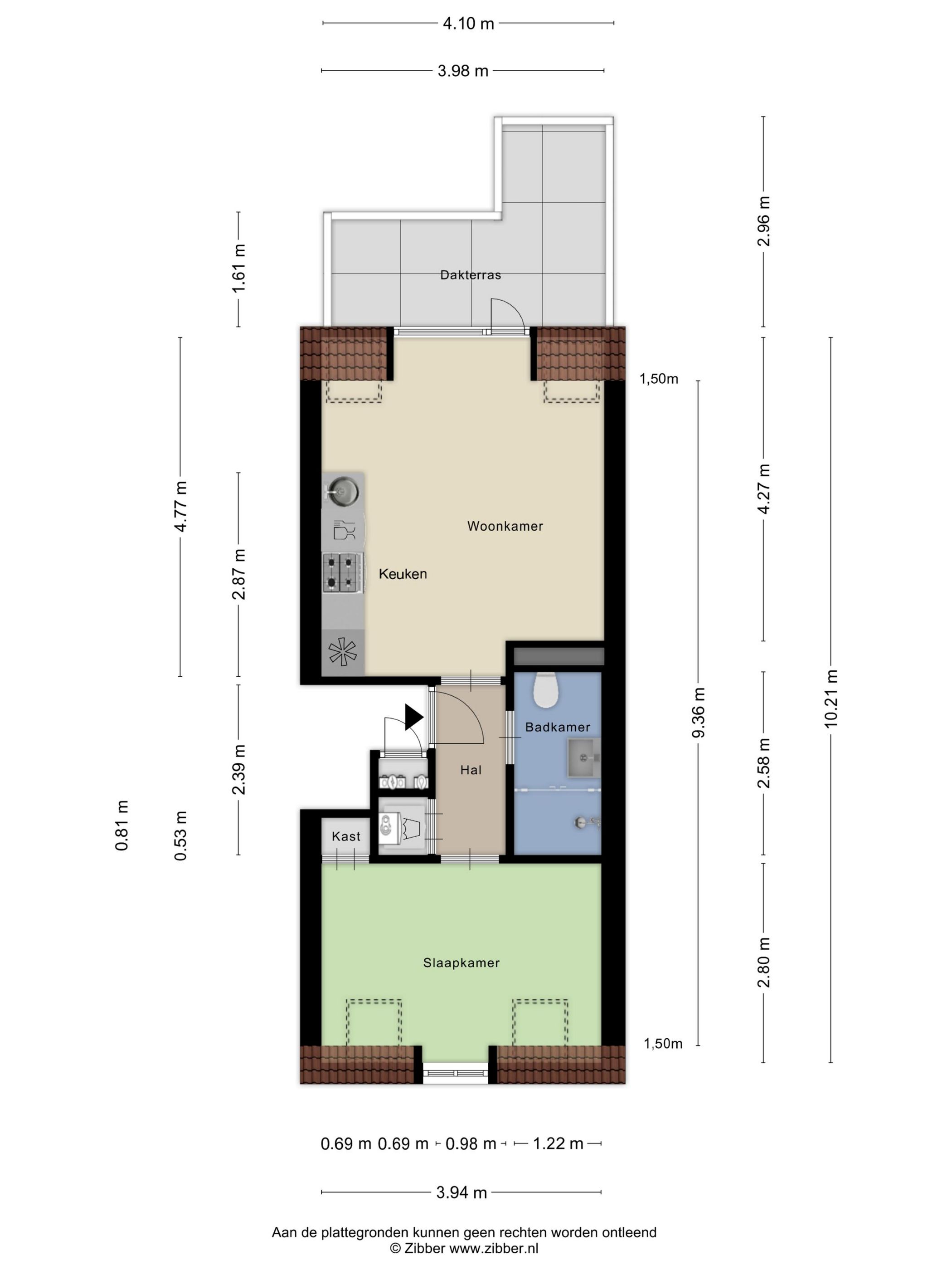 Top Floor Apartment with Licensed Rooftop Terrace Near Westerpark — 21