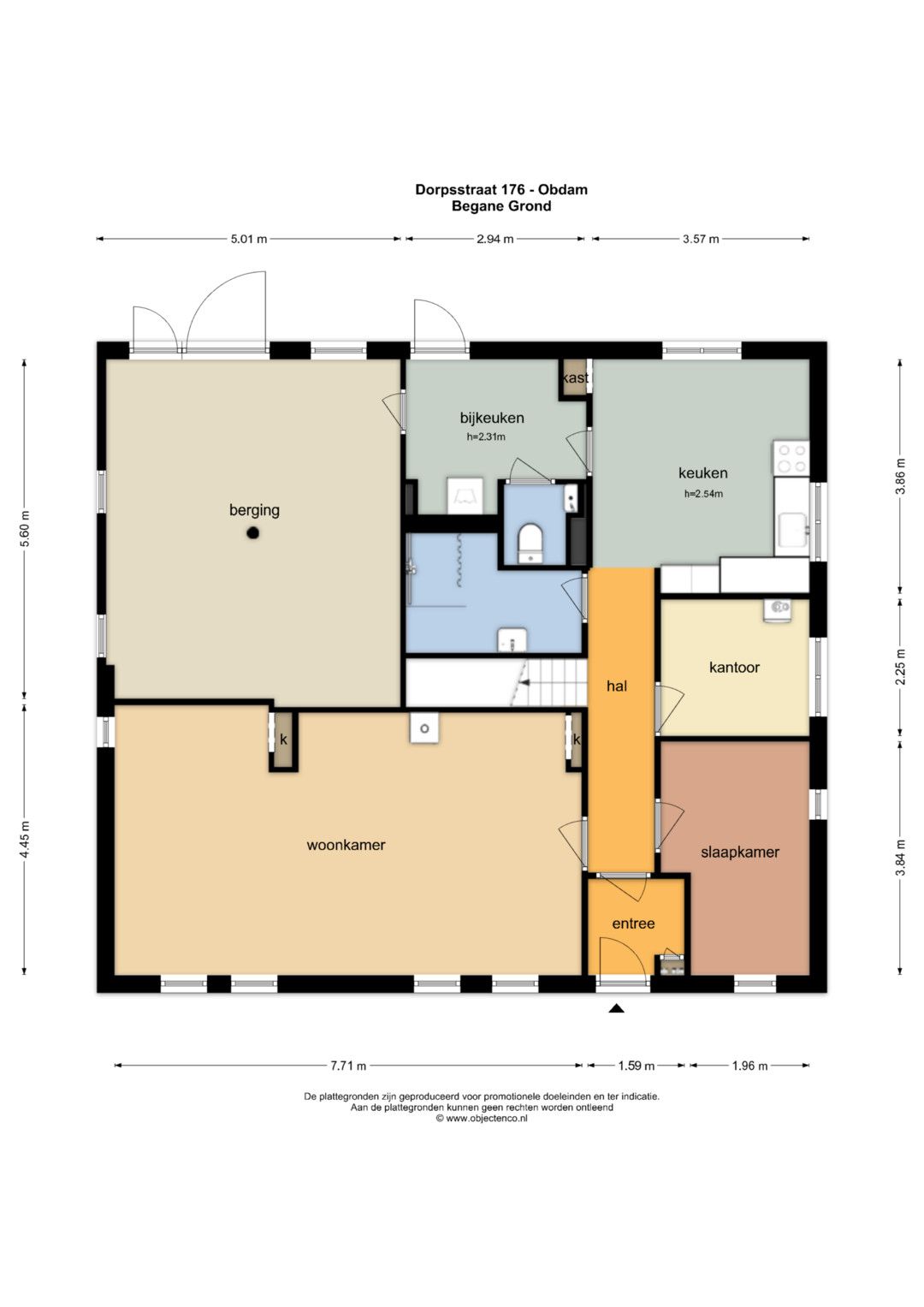 Detached Stolp House with Ground Floor Bedroom in Central Obdam — 42