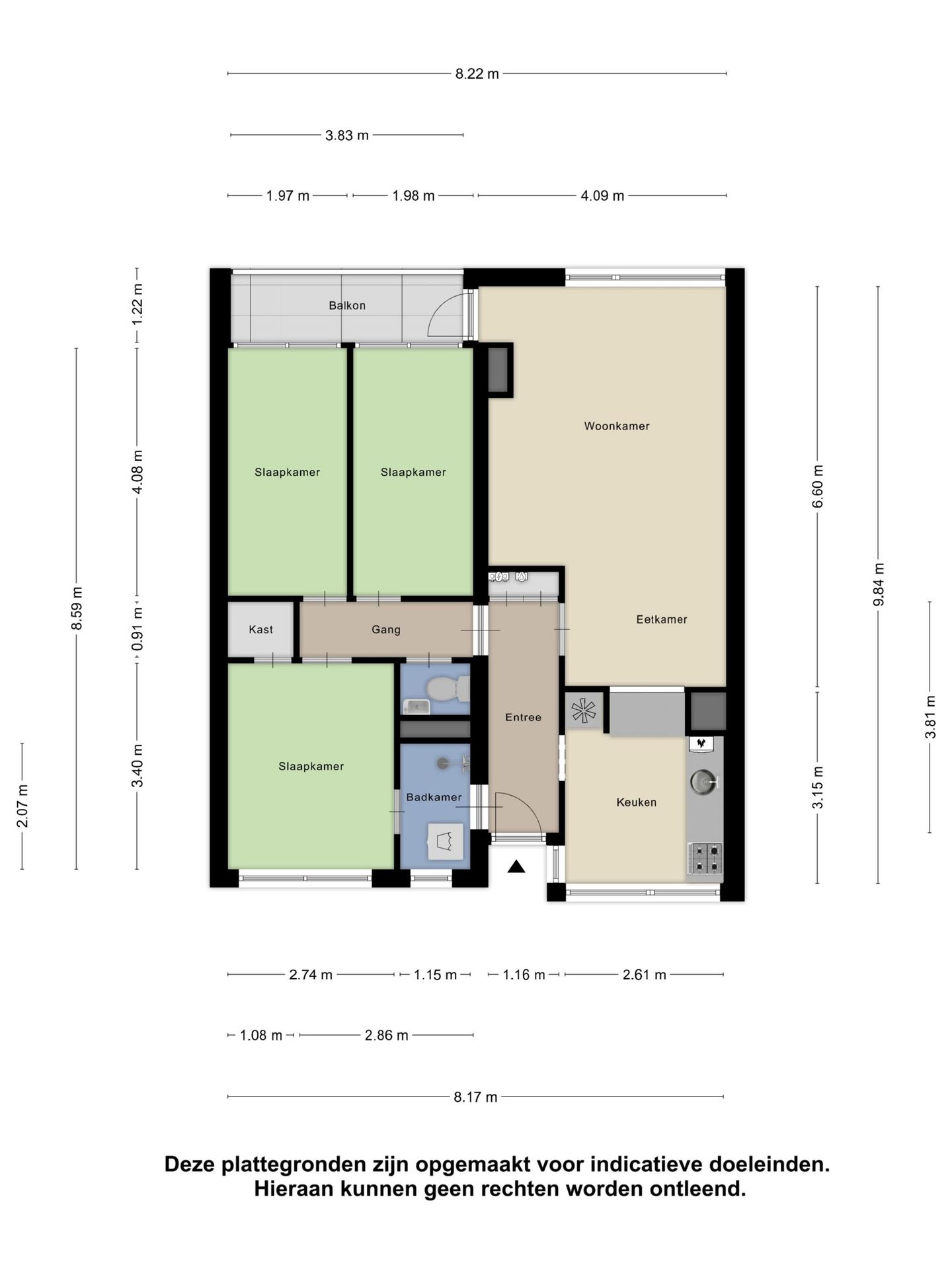 Spacious 4-Room Apartment with Balcony in Green Residential Area of The Hague Southwest — 34