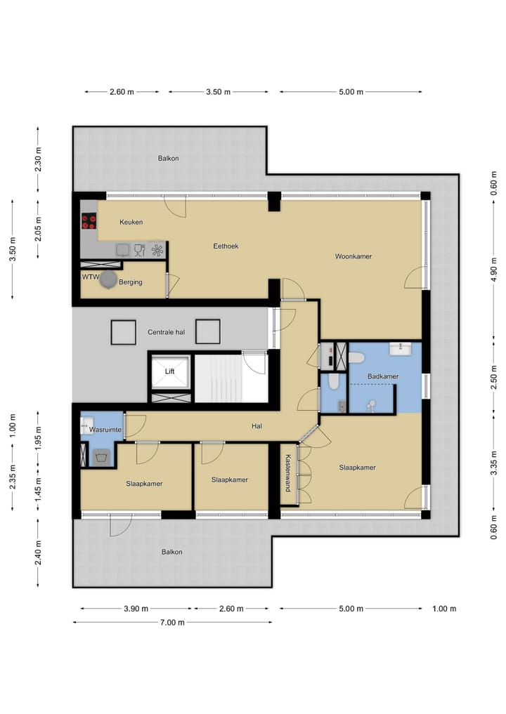Appartement te koop: De Grip 24, Zetten