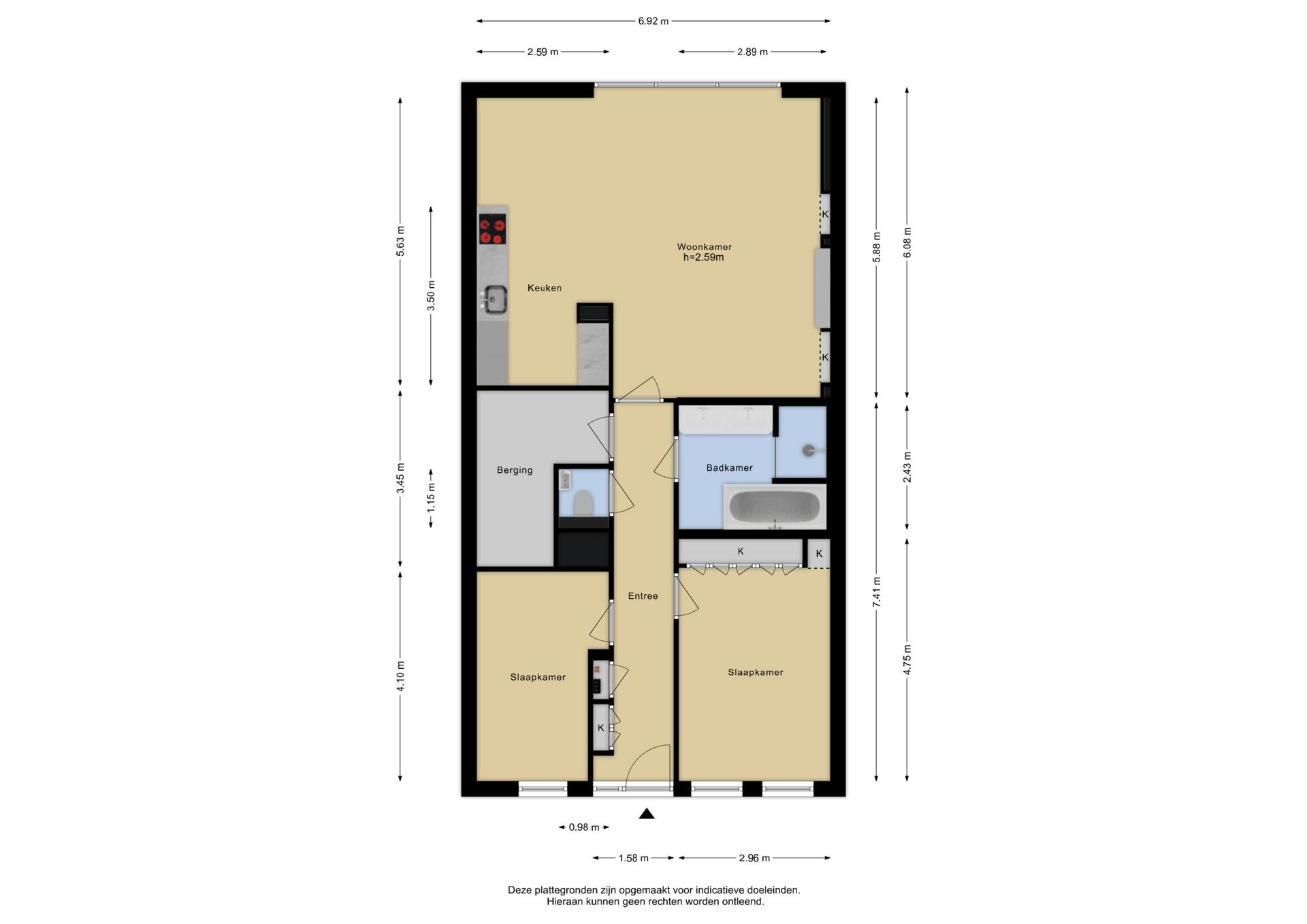 Luxury Renovated Apartment with City Views and Private Parking in Rotterdam Center — 39