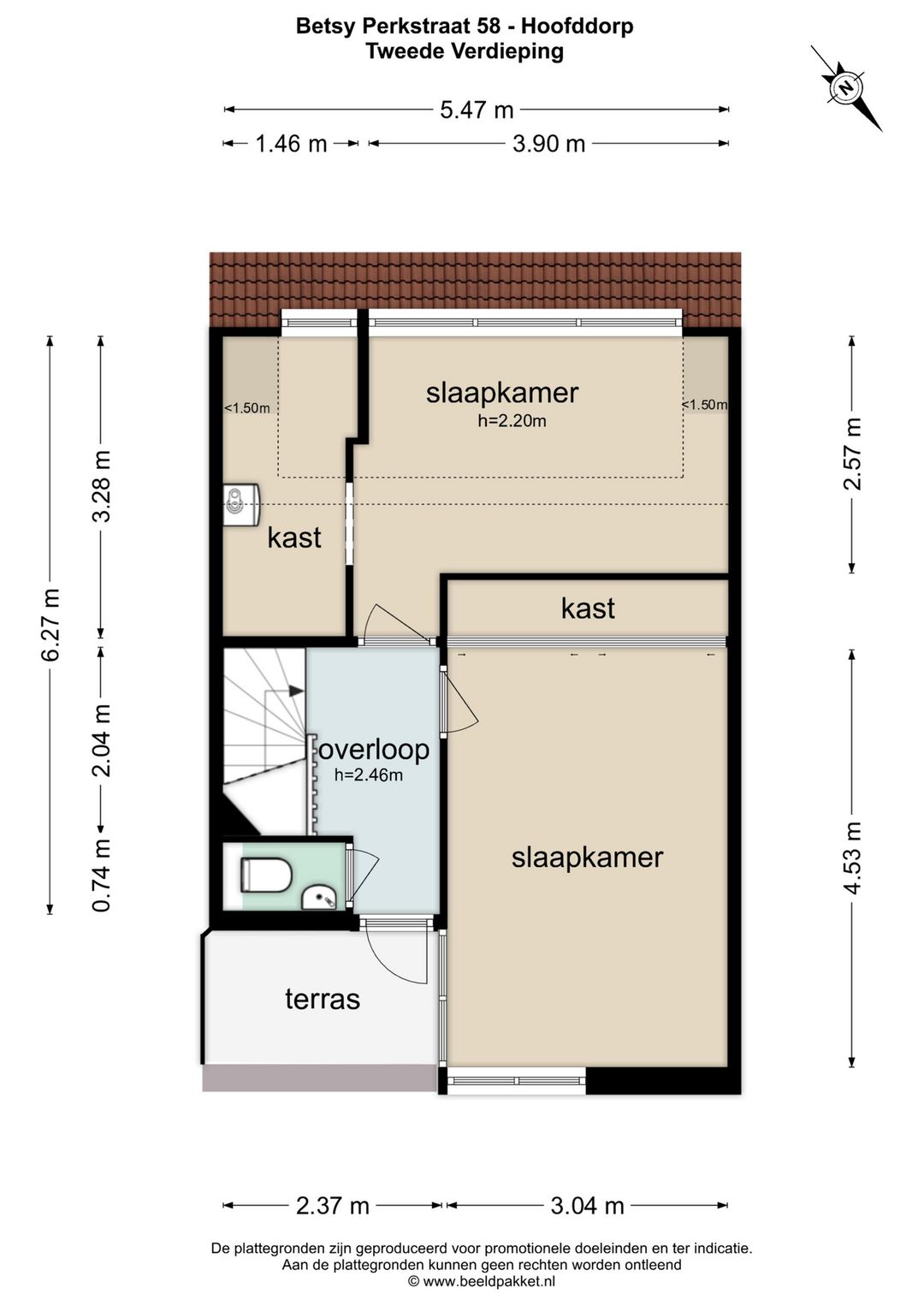 Spacious 5-Bedroom Townhouse with Sunny Southwest Garden in Quiet Toolenburg — 67