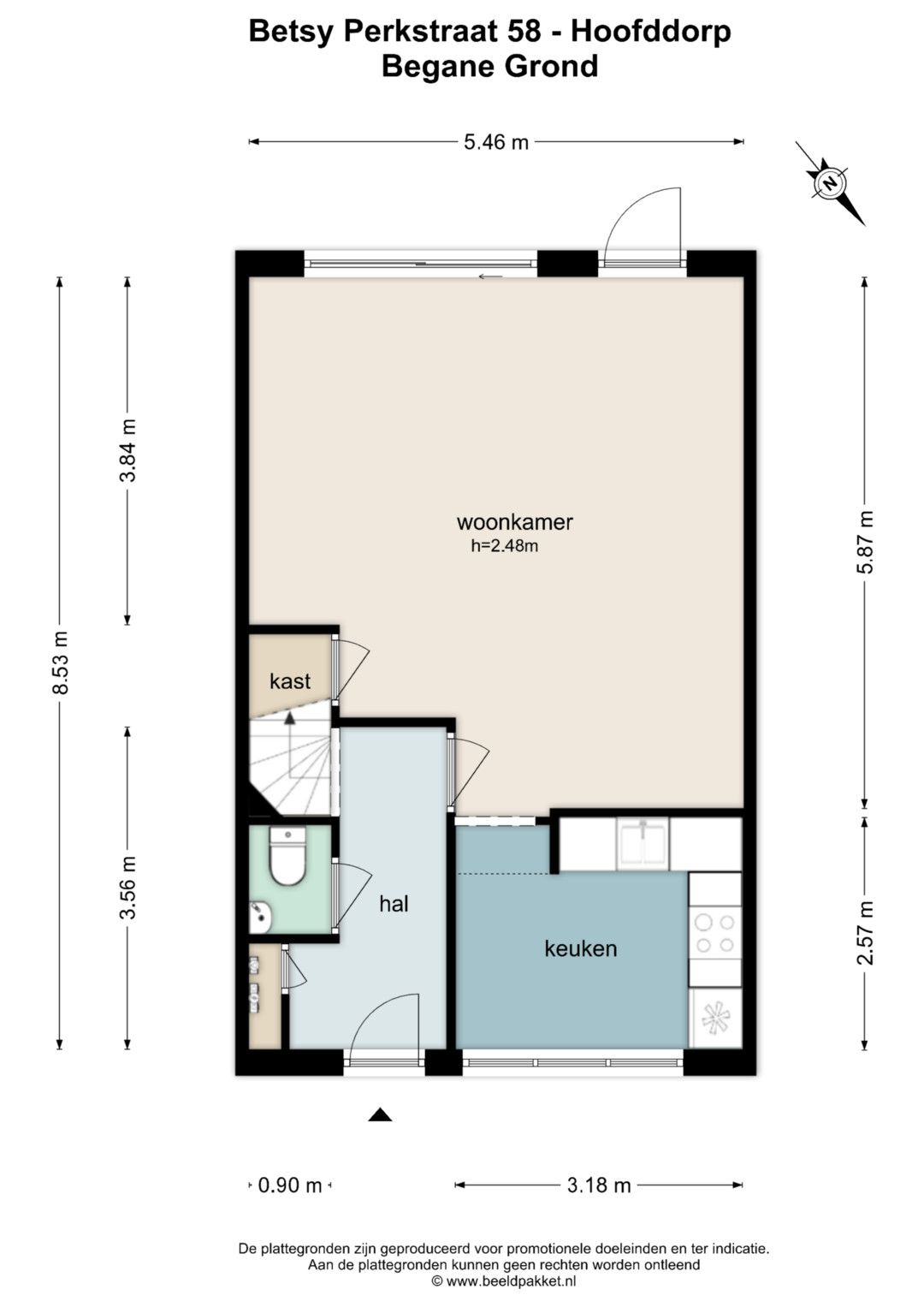 Spacious 5-Bedroom Townhouse with Sunny Southwest Garden in Quiet Toolenburg — 55