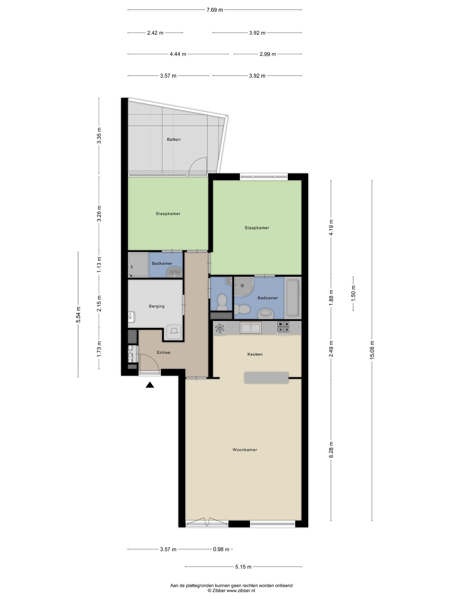 Bright three room apartment in central Lochem — 34