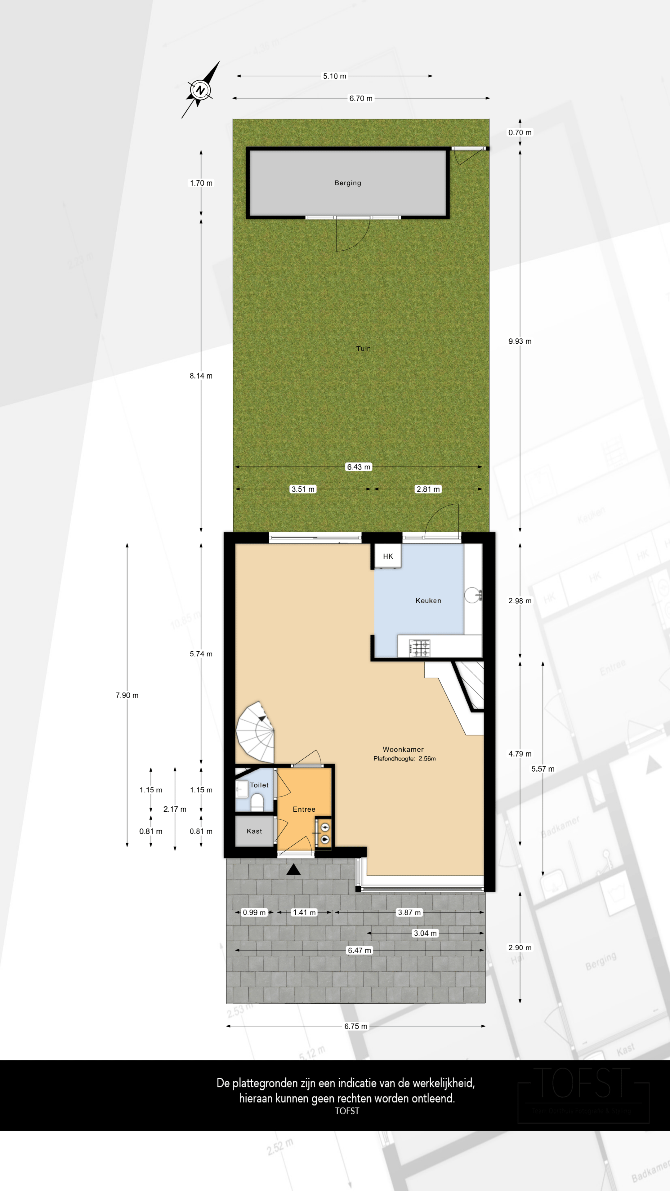 Spacious Five-Bedroom Terraced Home with Garage and Garden in Maassluis — 45