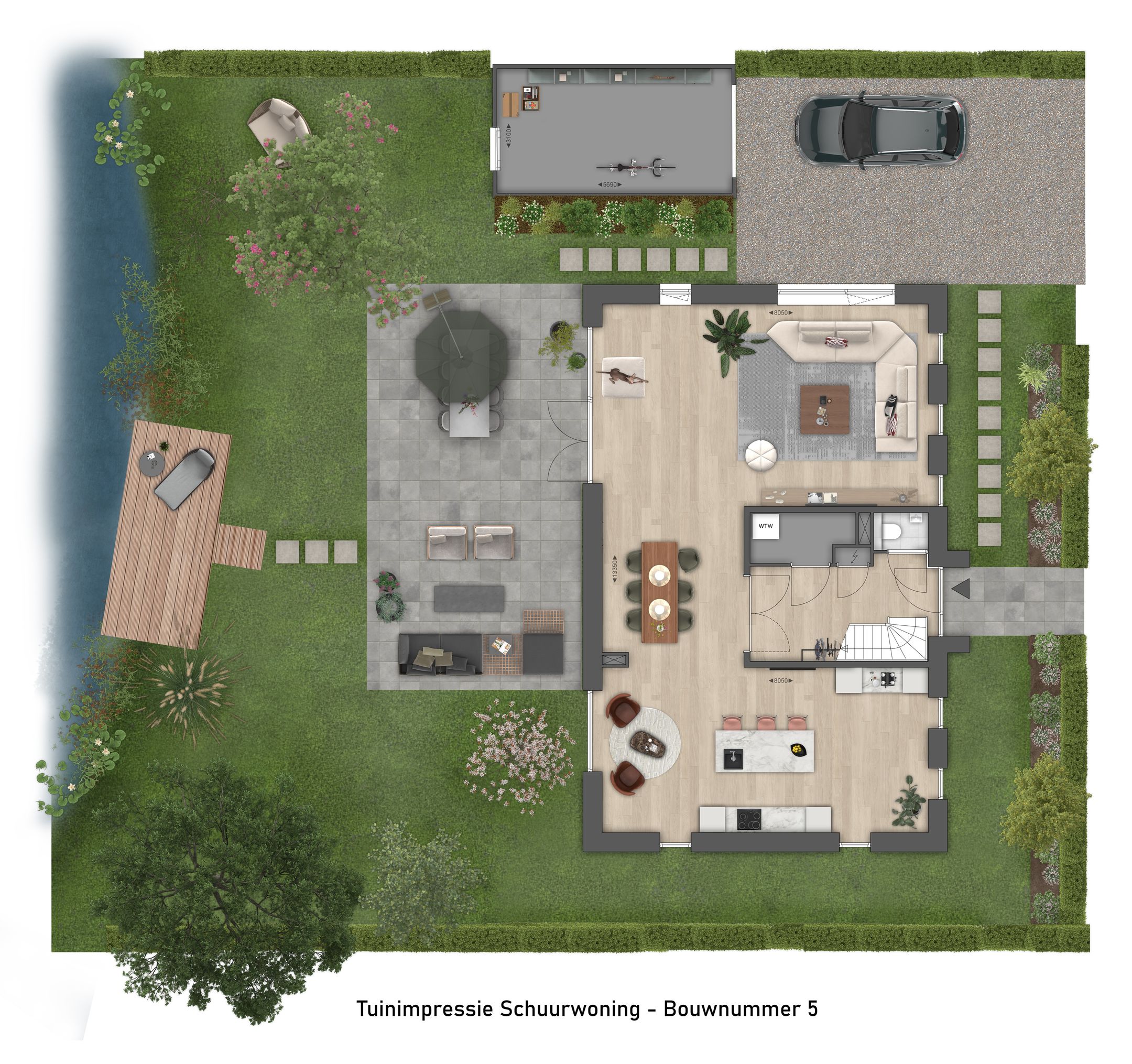 Foto 6 van Schuurwoning (Bouwnr. 3)