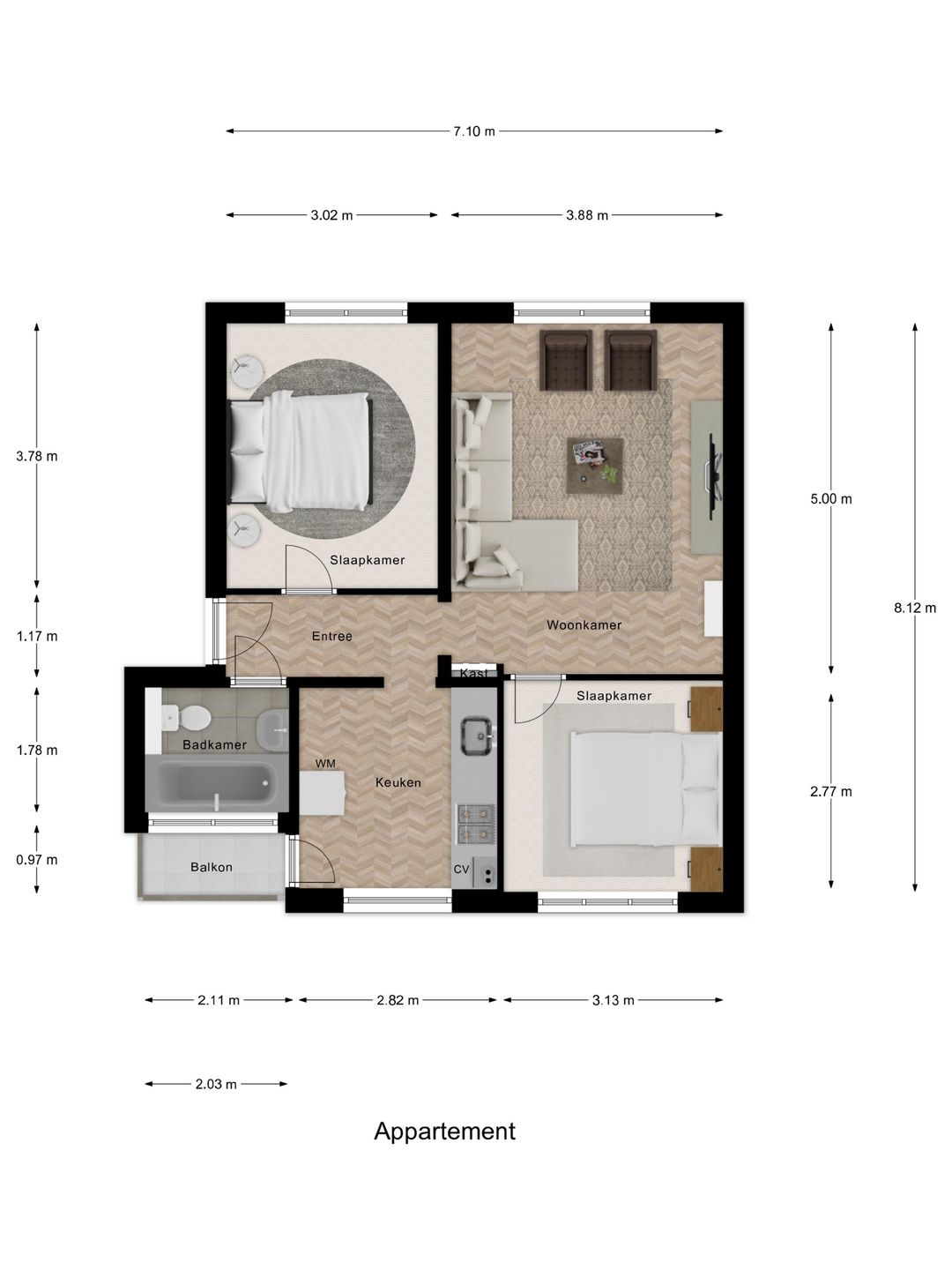 Centrally Located Rental Apartment in Vlissingen — 23