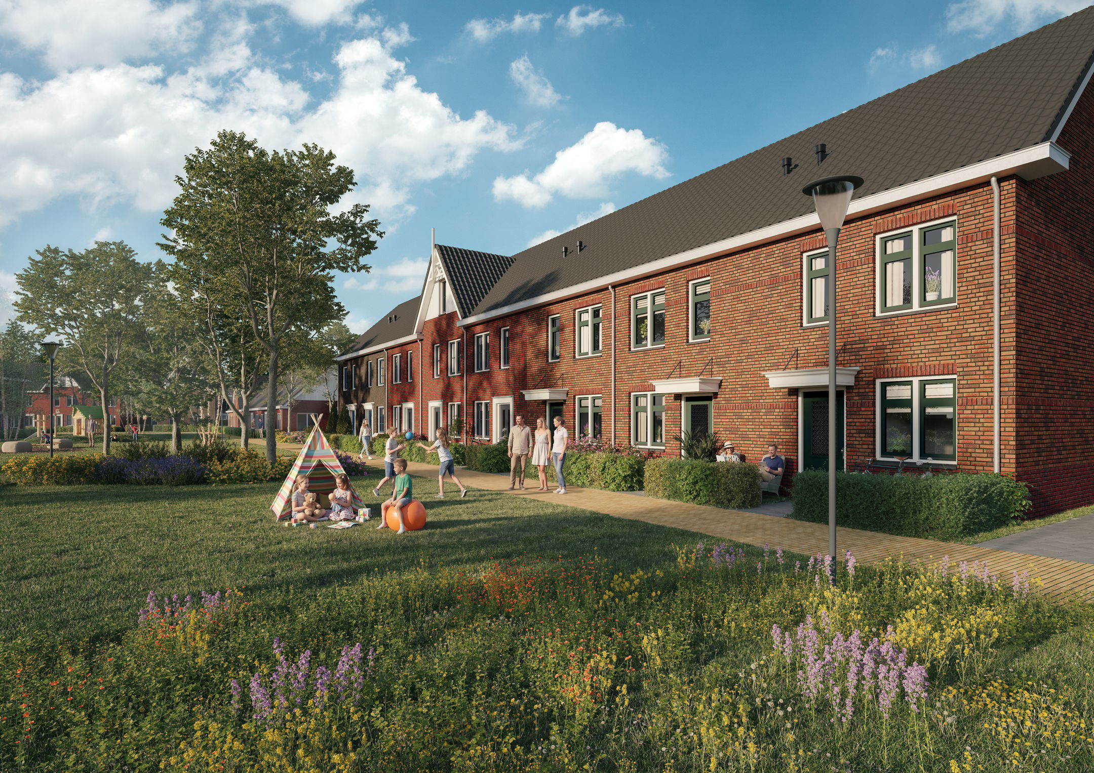 Foto 3 van De Kreek twee-onder-een-kapwoningen (Bouwnr. T37)