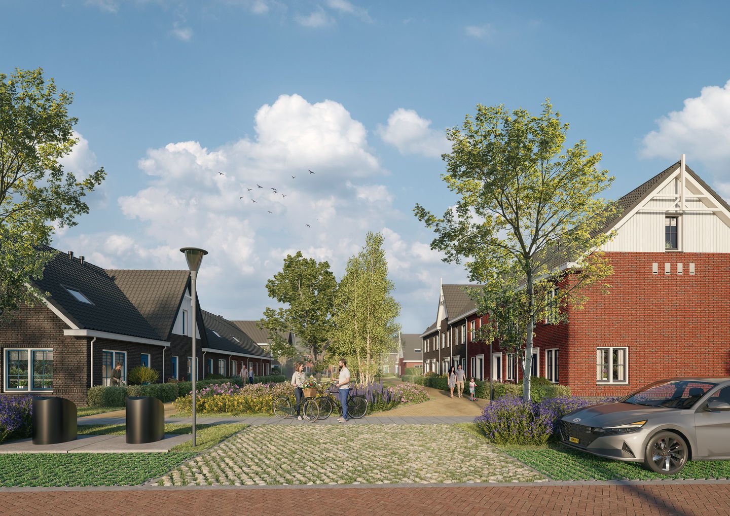 Foto 4 van De Kreek twee-onder-een-kapwoningen (Bouwnr. T49)