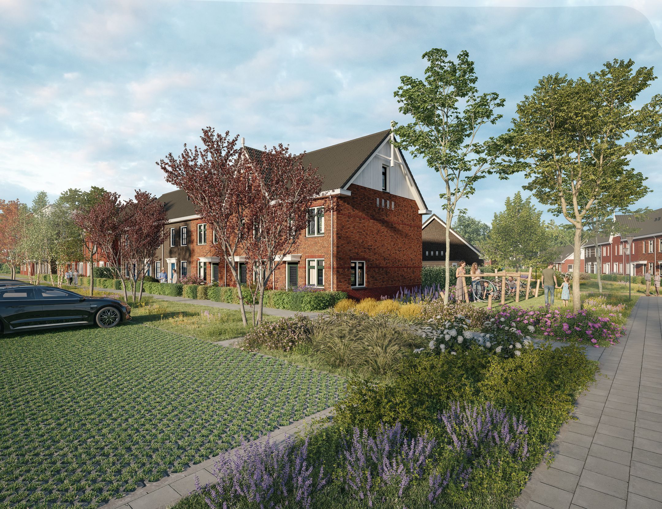 Foto 9 van De Kreek twee-onder-een-kapwoningen (Bouwnr. T51)