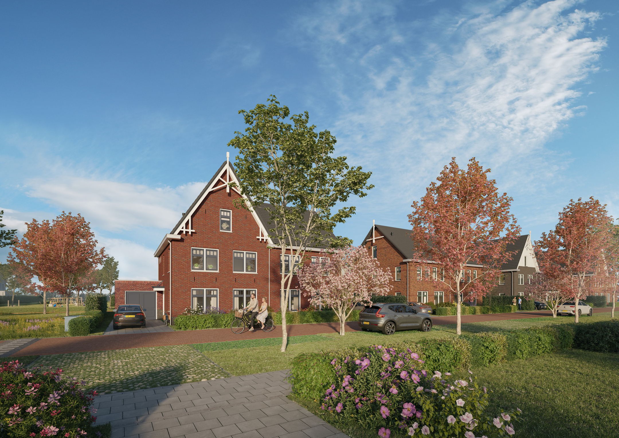 Foto 15 van De Kreek twee-onder-een-kapwoningen (Bouwnr. T49)