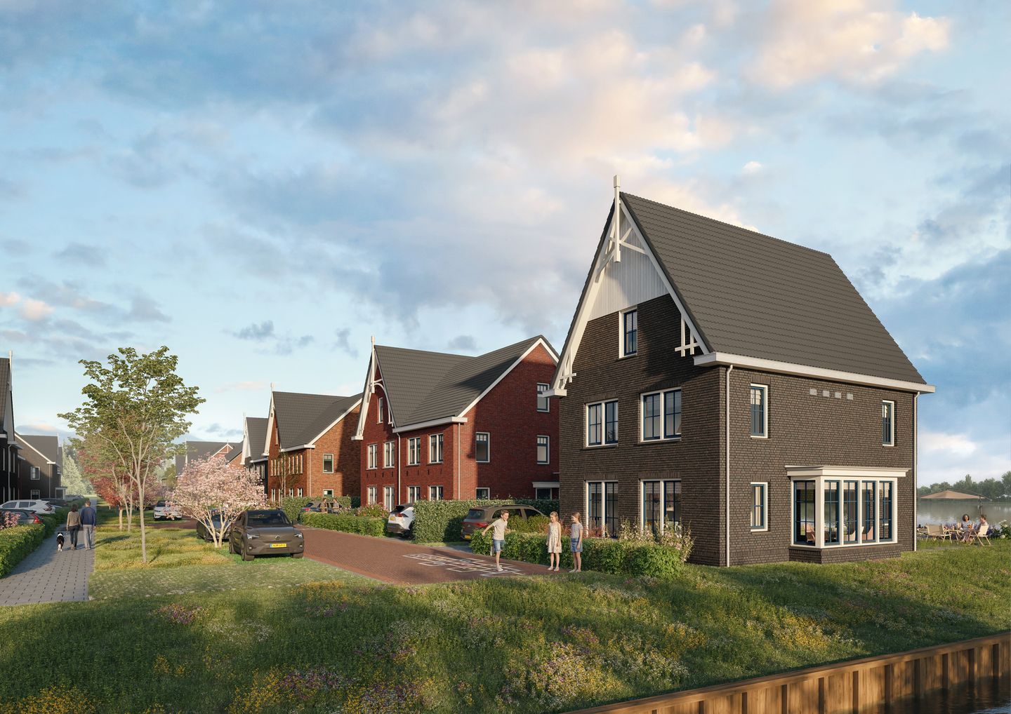 Foto 20 van De Kreek twee-onder-een-kapwoningen (Bouwnr. T49)