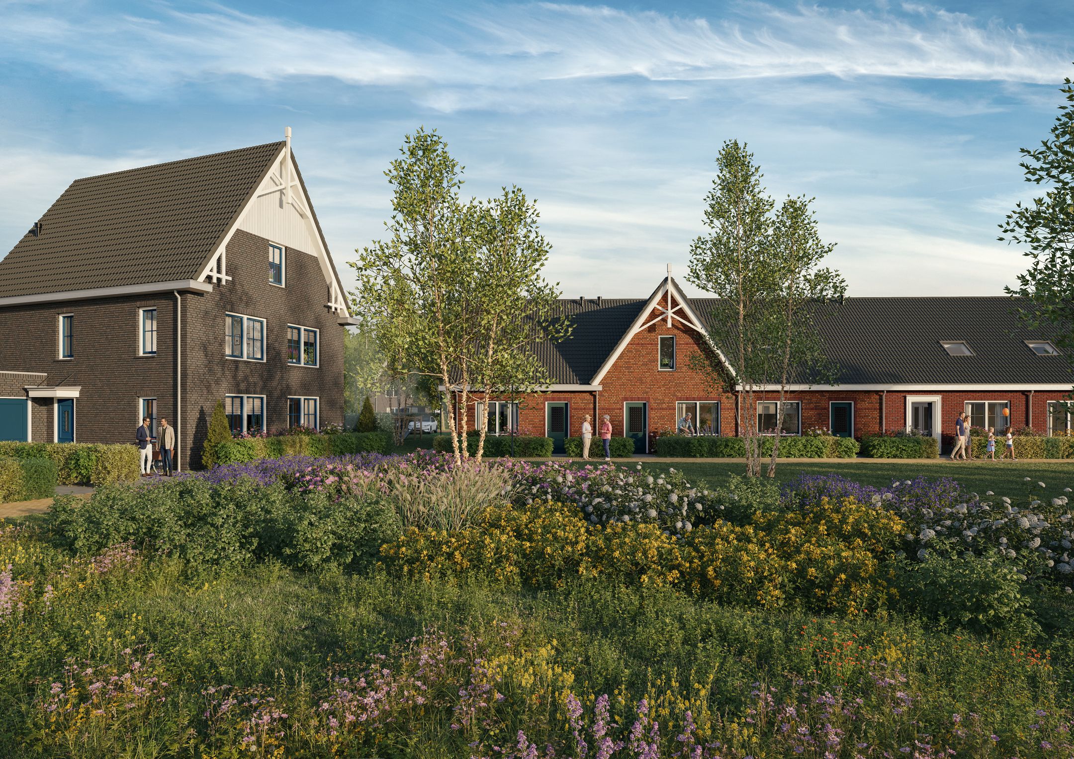 Foto 18 van De Kreek twee-onder-een-kapwoningen (Bouwnr. T49)