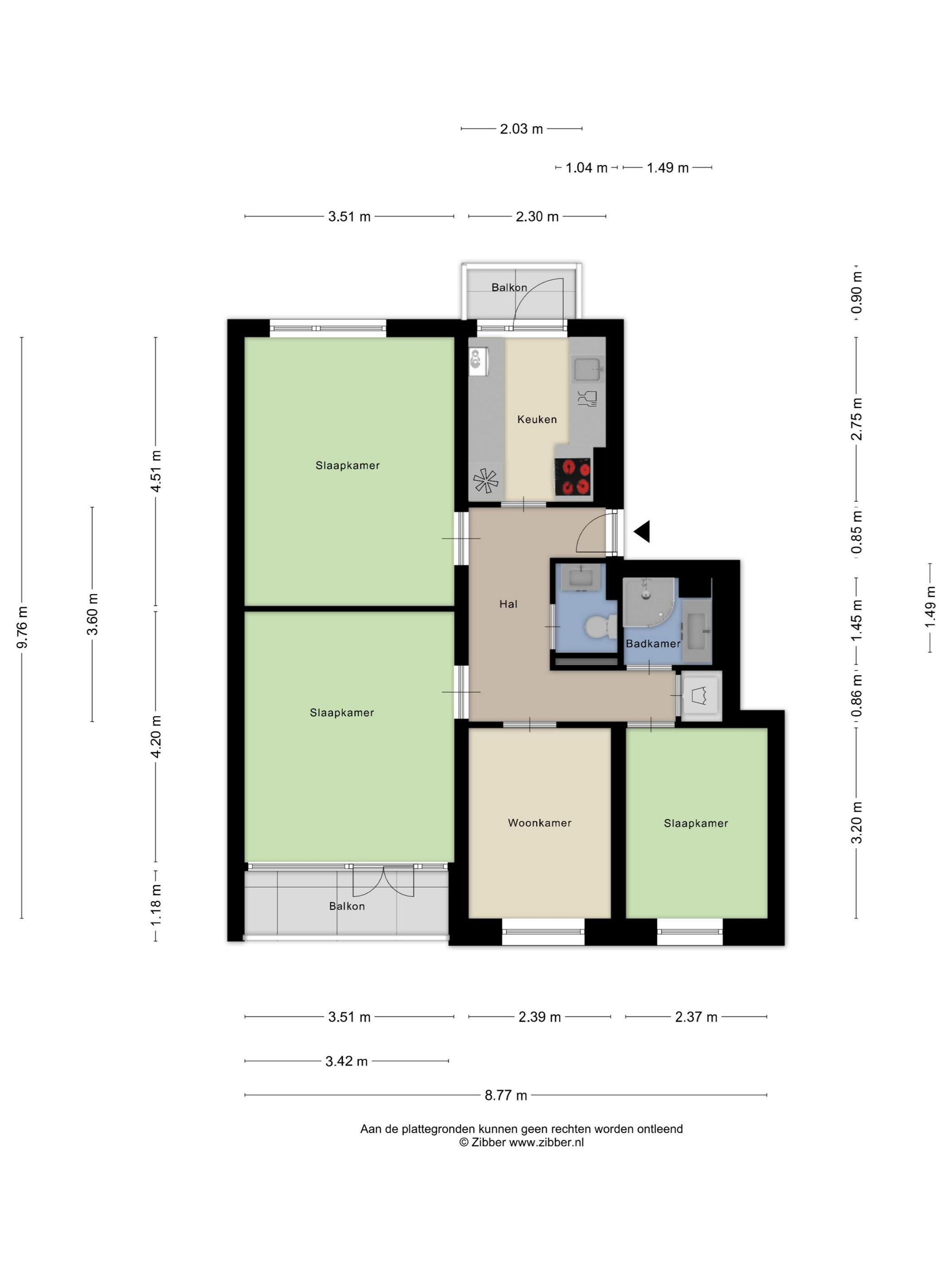 Energy Efficient Three-Bedroom Apartment with Two Balconies in Rotterdam-West — 27
