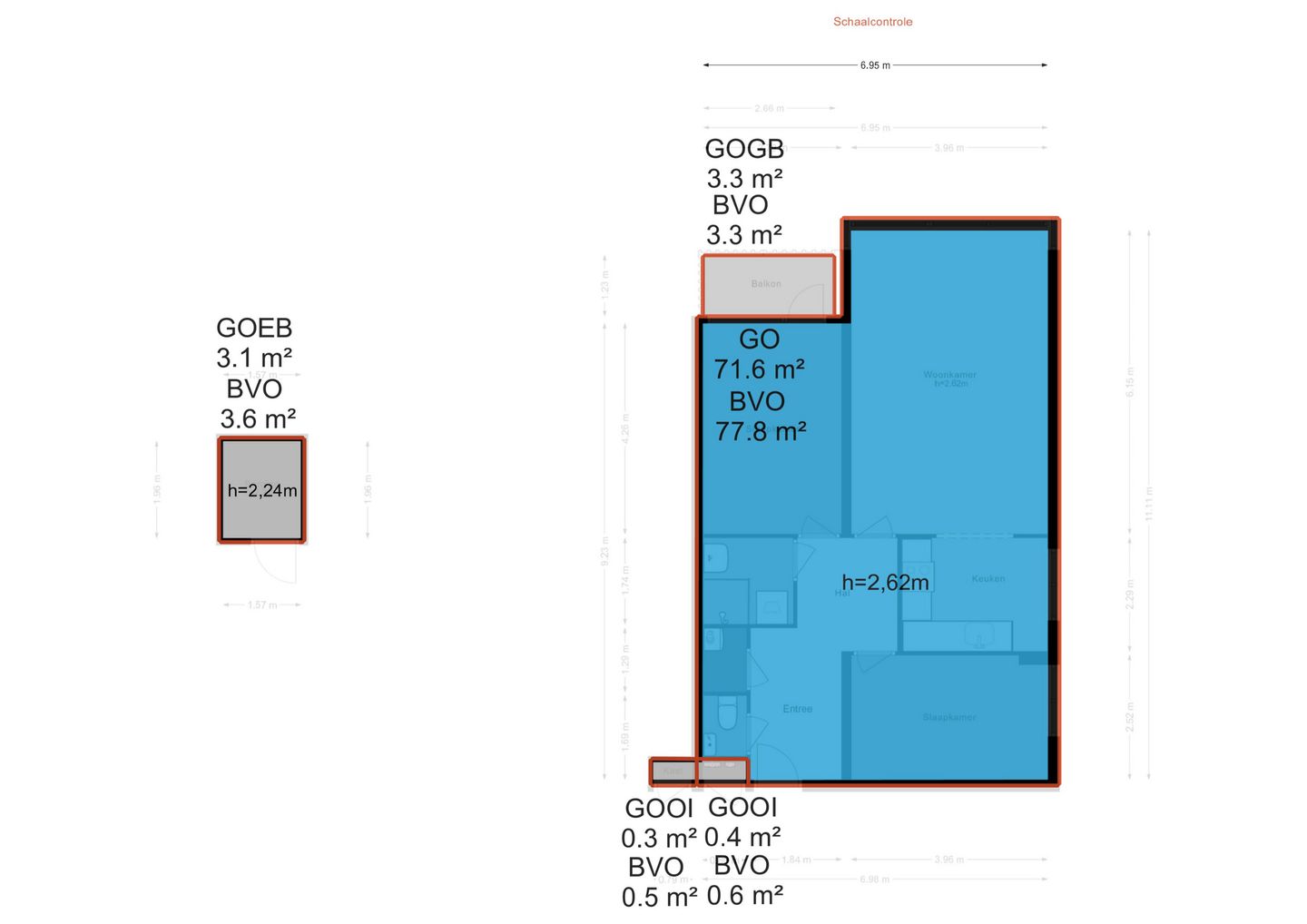 Bright 3 Room Top Floor Apartment with West Facing Balcony — 34