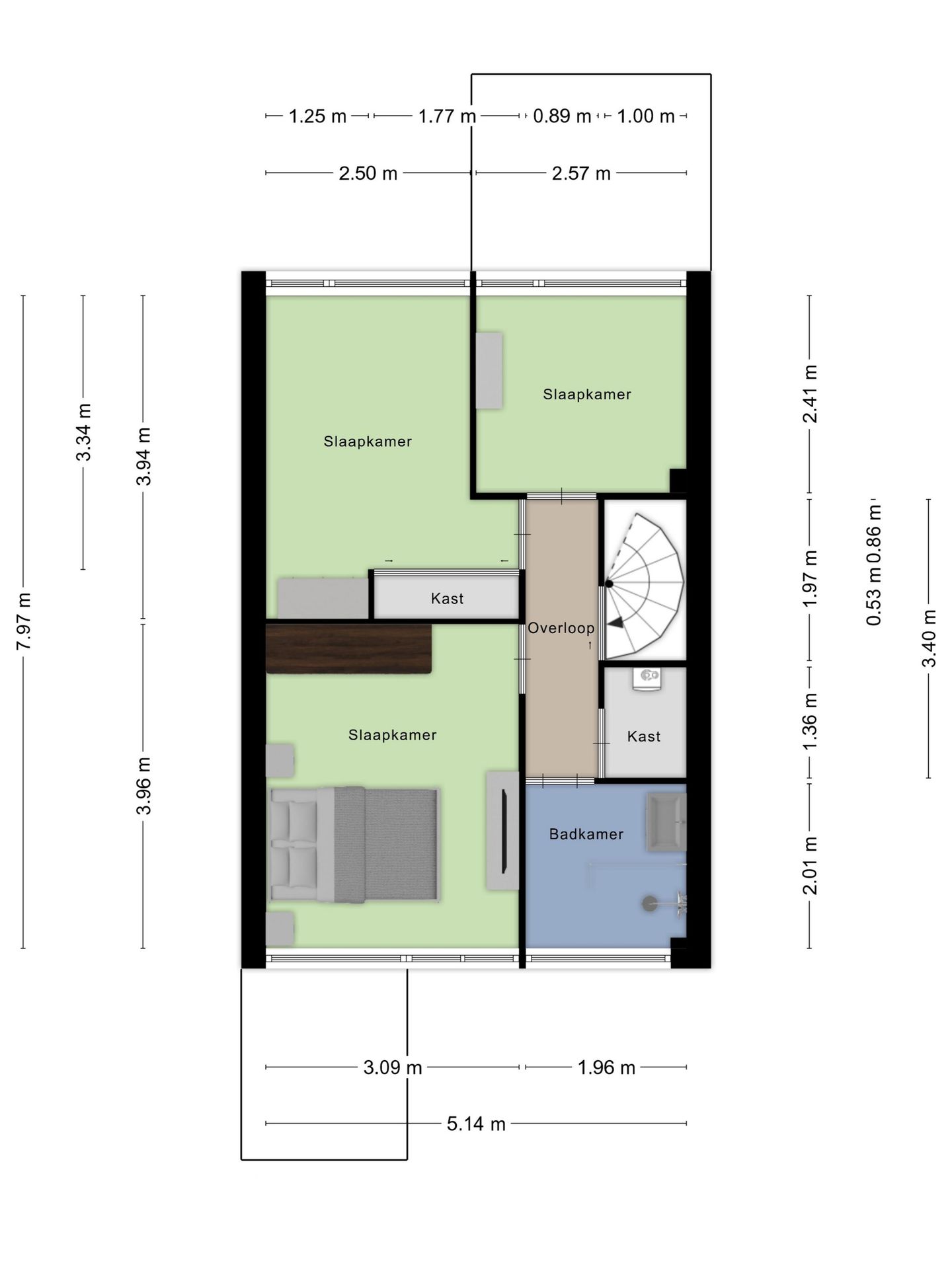 Spacious 3 Bedroom Terraced Home in Green Quiet Neighborhood — 29
