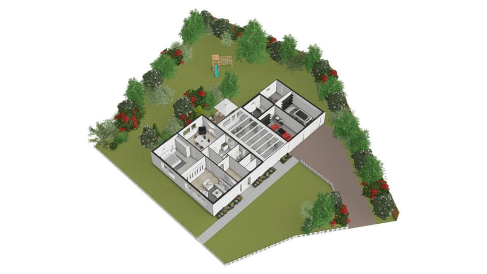 Spacious Detached Home with Double Living Potential in Quiet Geeste — 57