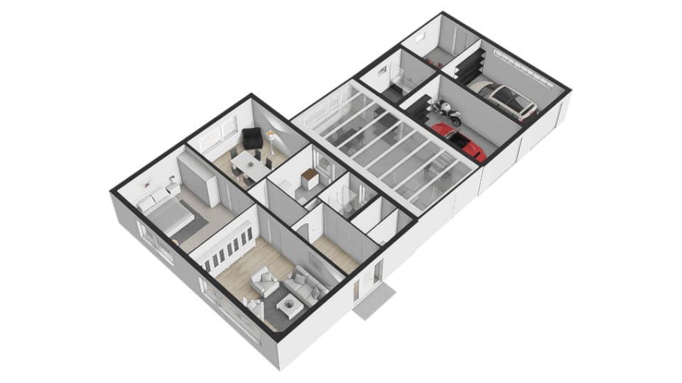Spacious Detached Home with Double Living Potential in Quiet Geeste — 51
