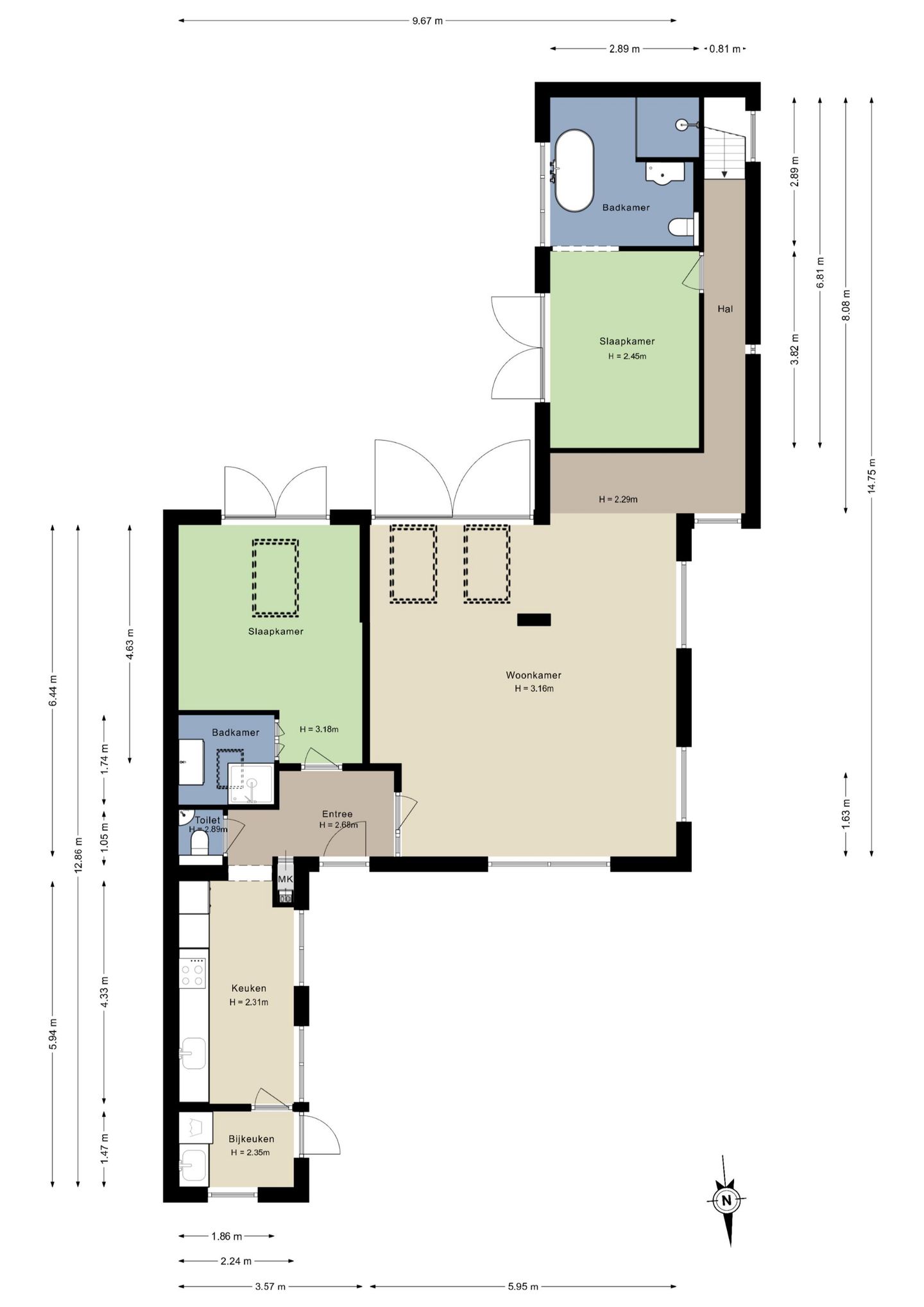 Fully Renovated Bungalow with South-Facing Garden and Basement in Quiet Eefde — 70