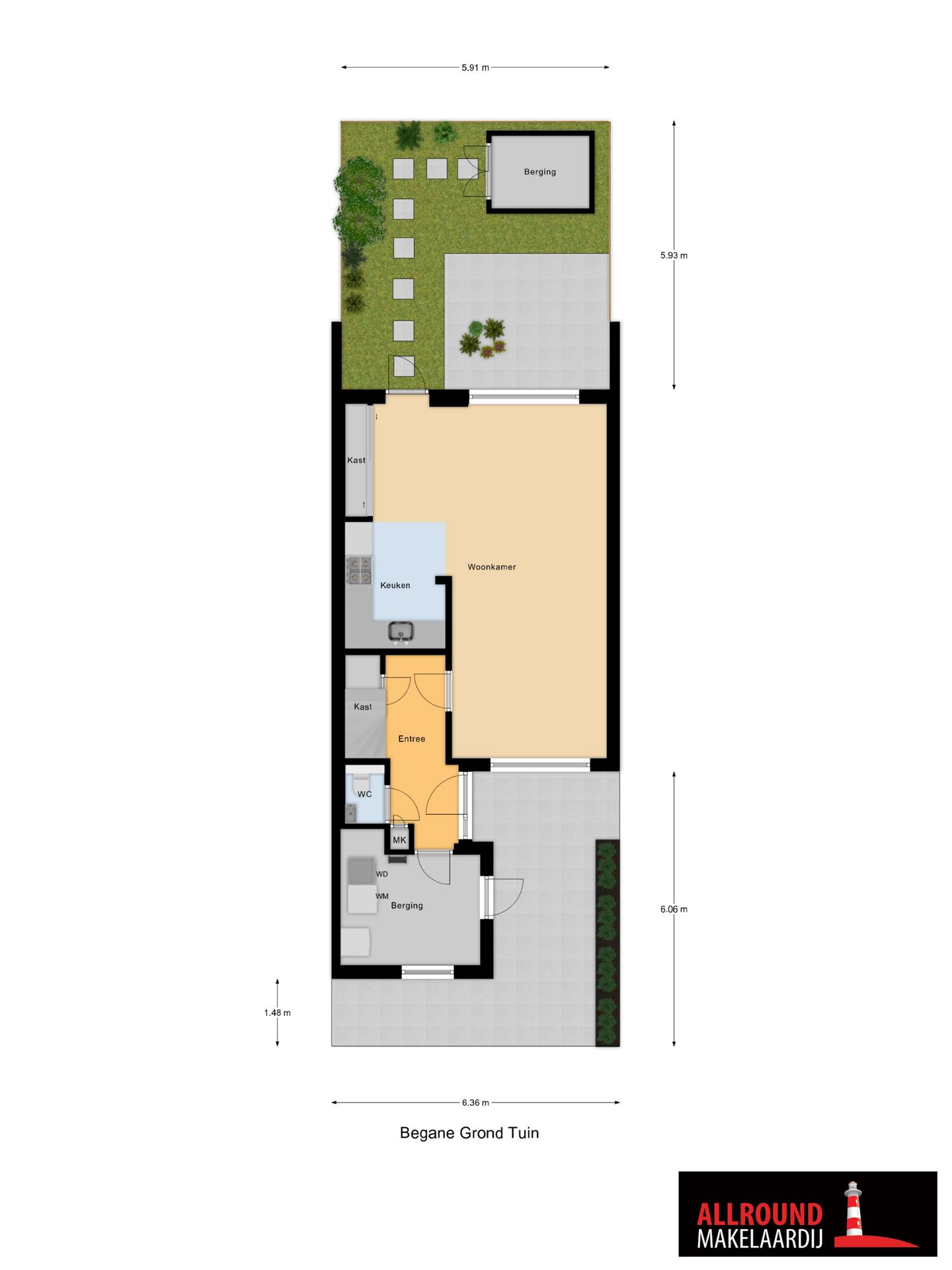 Spacious Terraced Home with West-Facing Garden in Waalwijk — 35