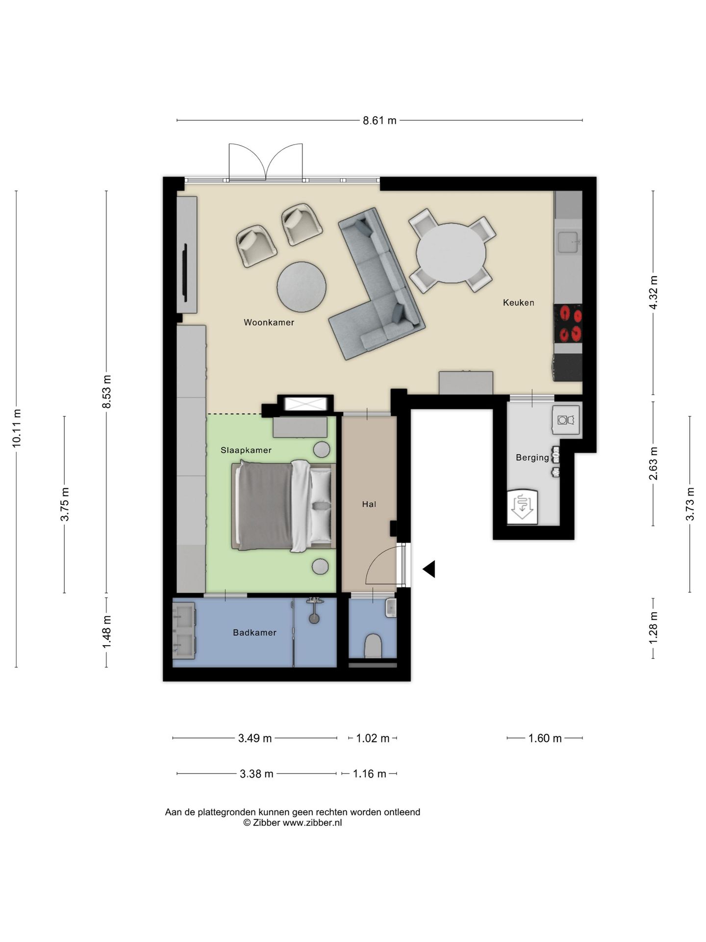 Sustainable and Move-In Ready Ground Floor Apartment with Garden in Central Roosendaal — 35