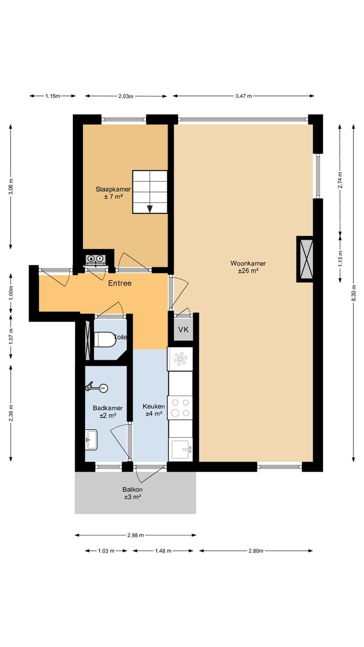 Appartement te koop: Korhaanstraat 44C, Rotterdam