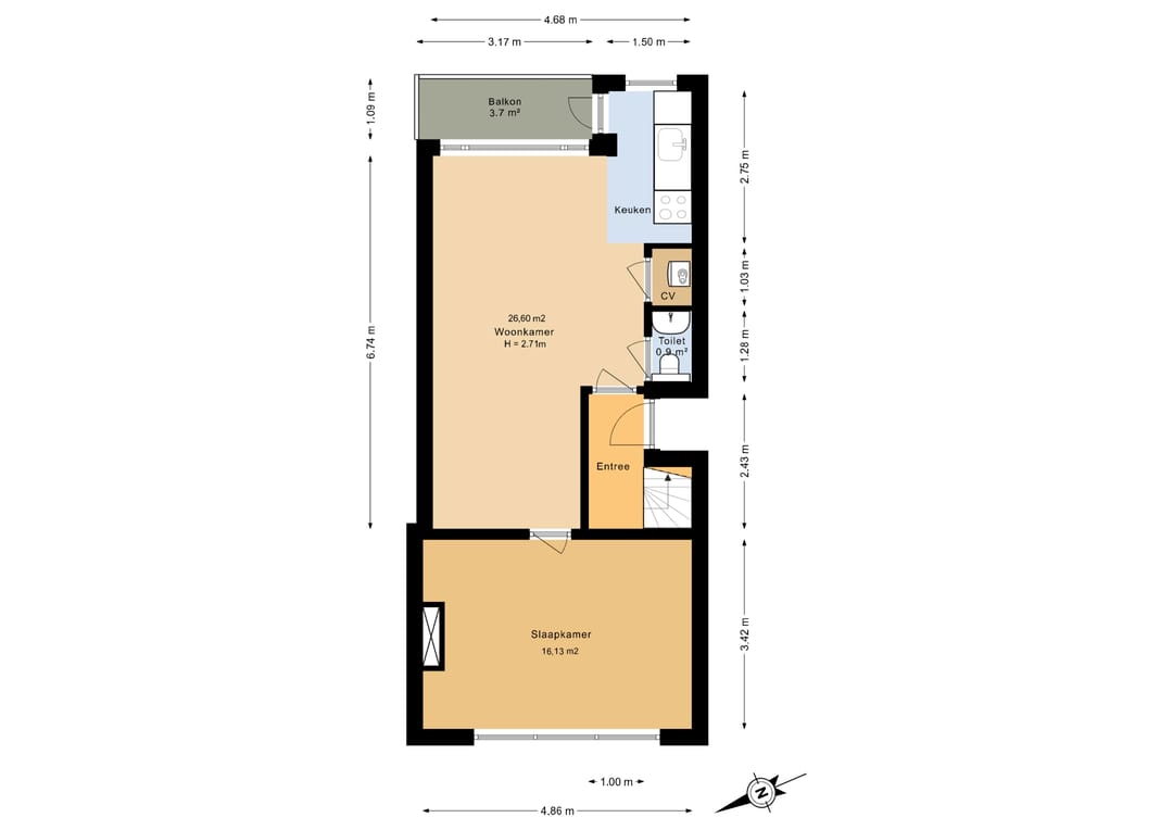 Foto 41 van Zuidhoek 106-B02