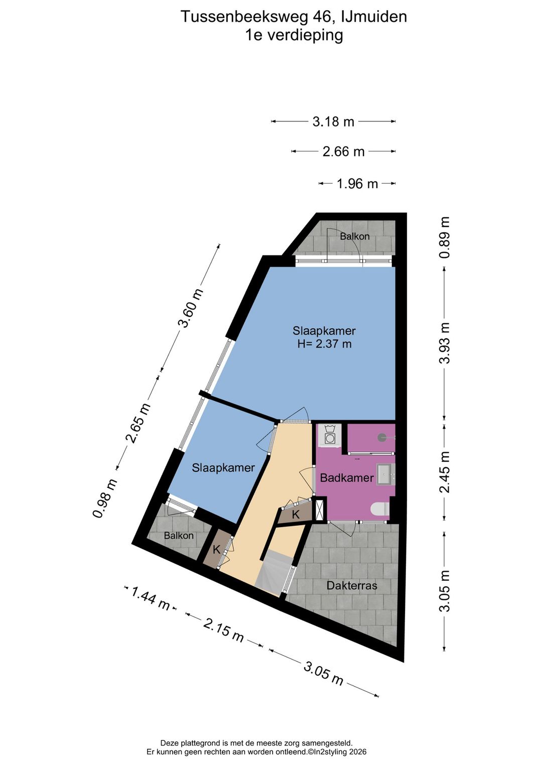Bright semi detached home with modern finish and south west balcony — 53