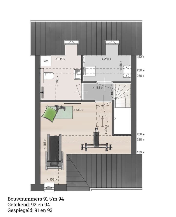Foto 5 van Tussenwoning (Bouwnr. 91)