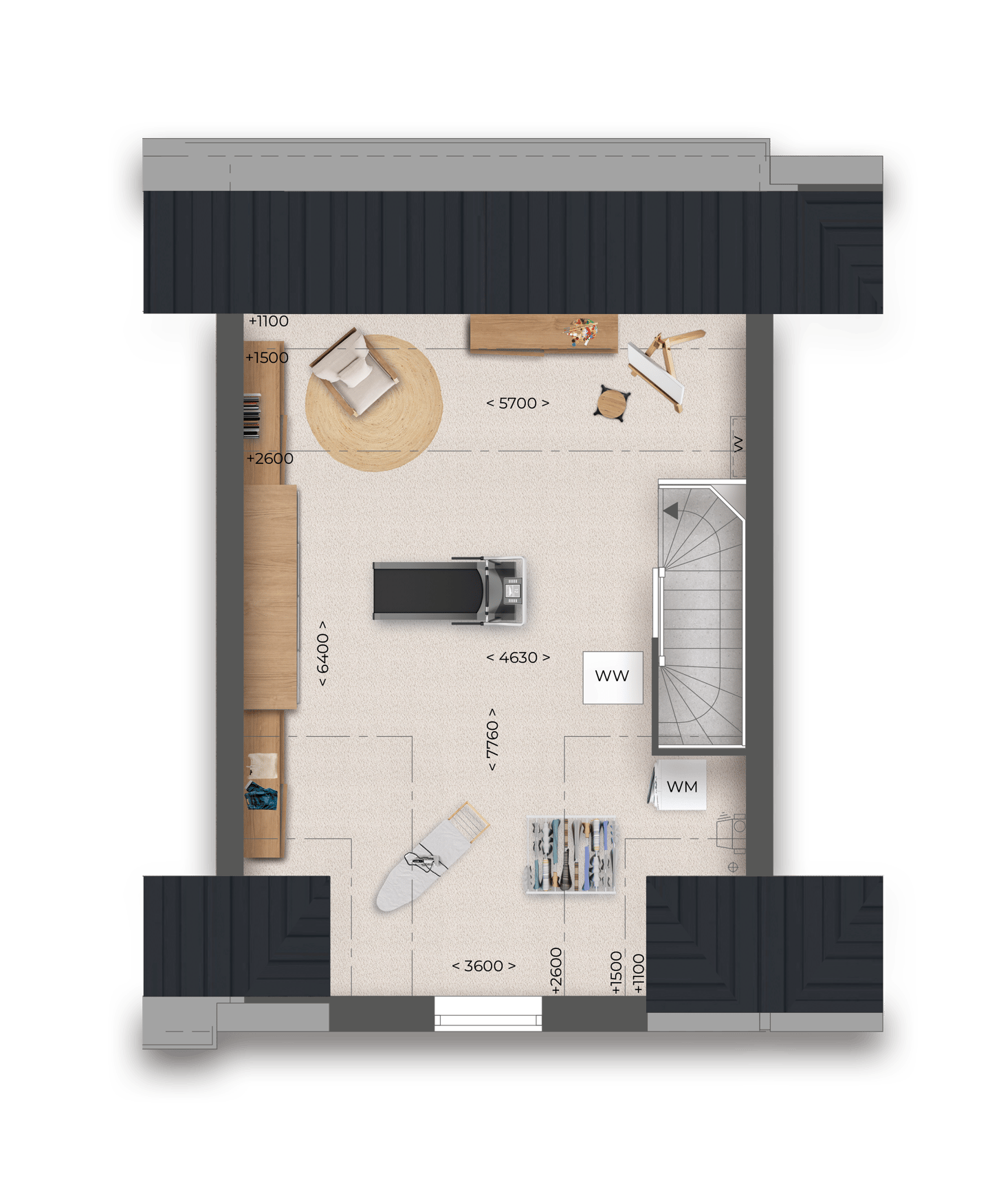 Photo 5 of Nautische rijwoning (Bouwnr. 25)