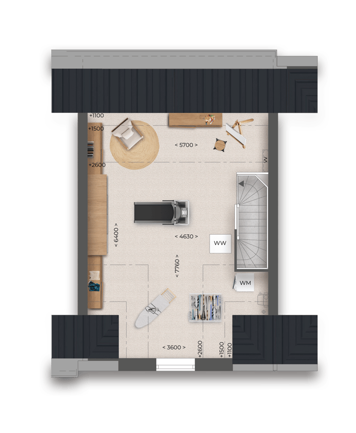 Photo 5 of Nautische rijwoning (Bouwnr. 25)
