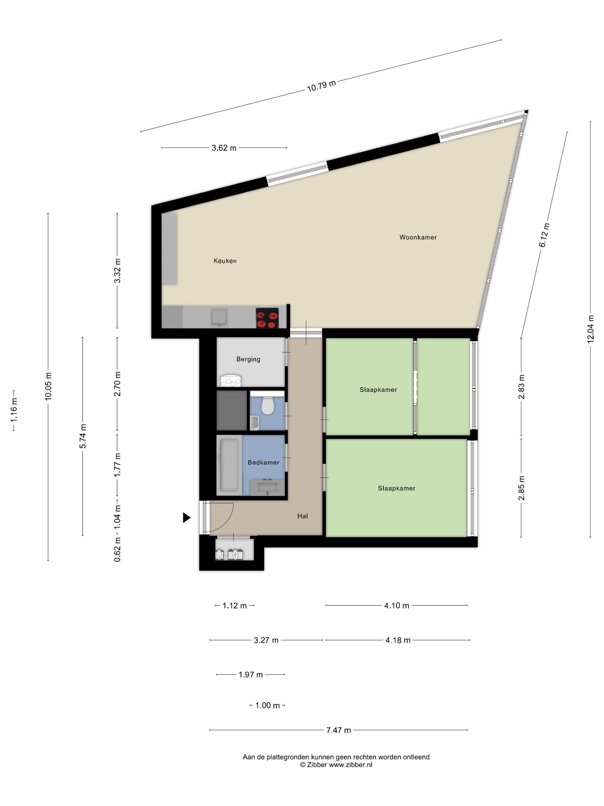 Stylish 3-Room Apartment with City Views in Rotterdam Centre — 27