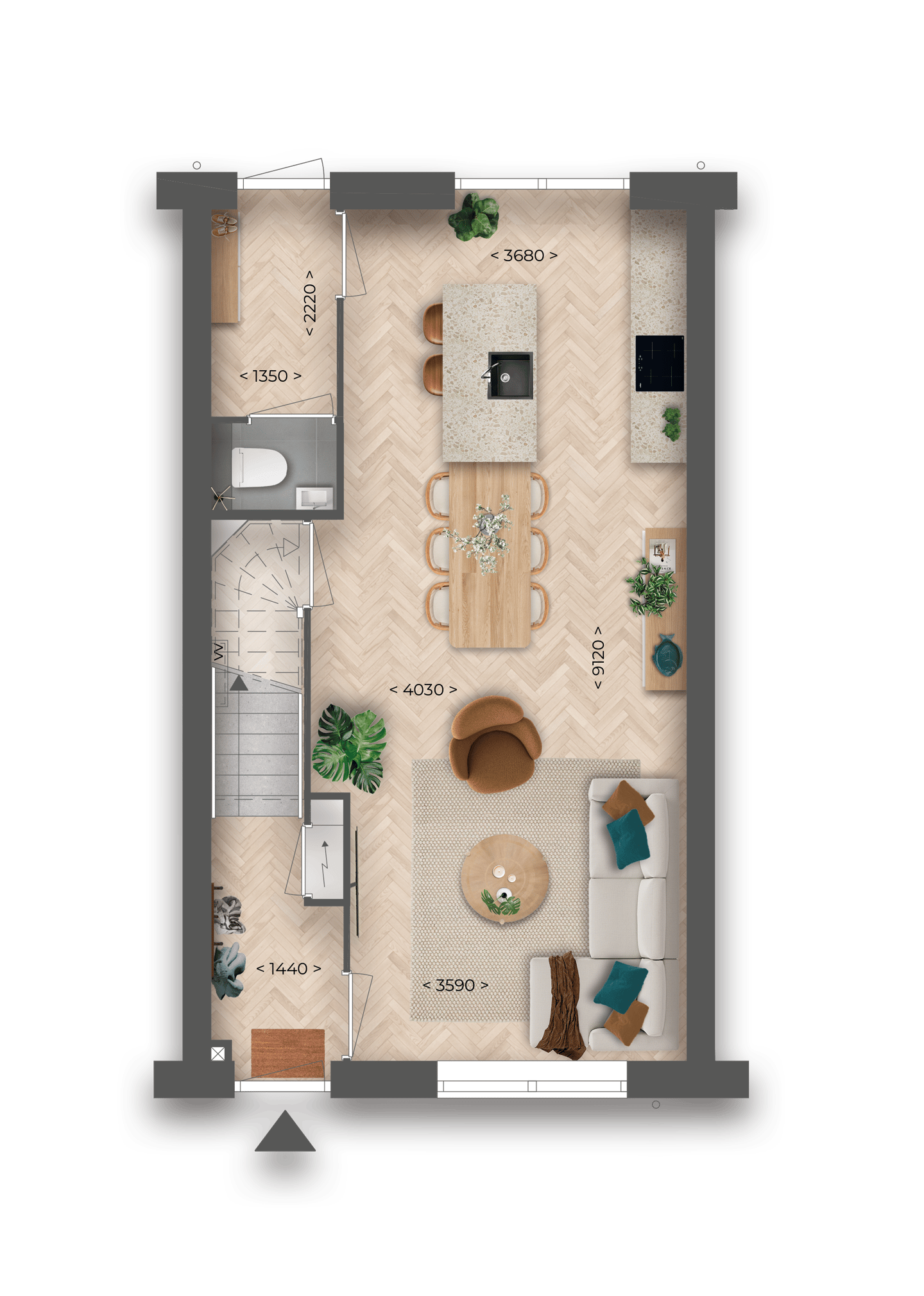 Foto 4 van Nautische rijwoning (Bouwnr. 22)
