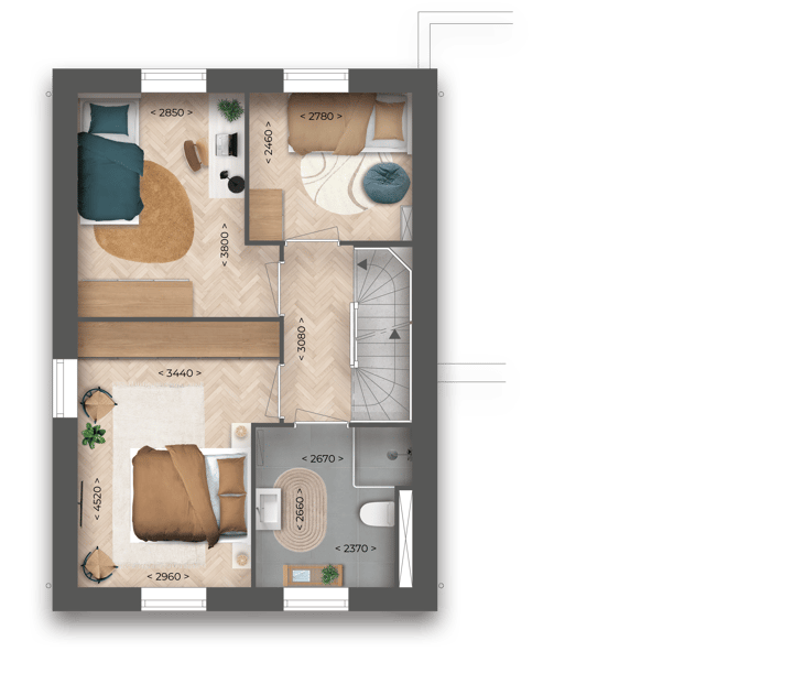 Foto 3 van Vrijstaande woning (Bouwnr. 1)