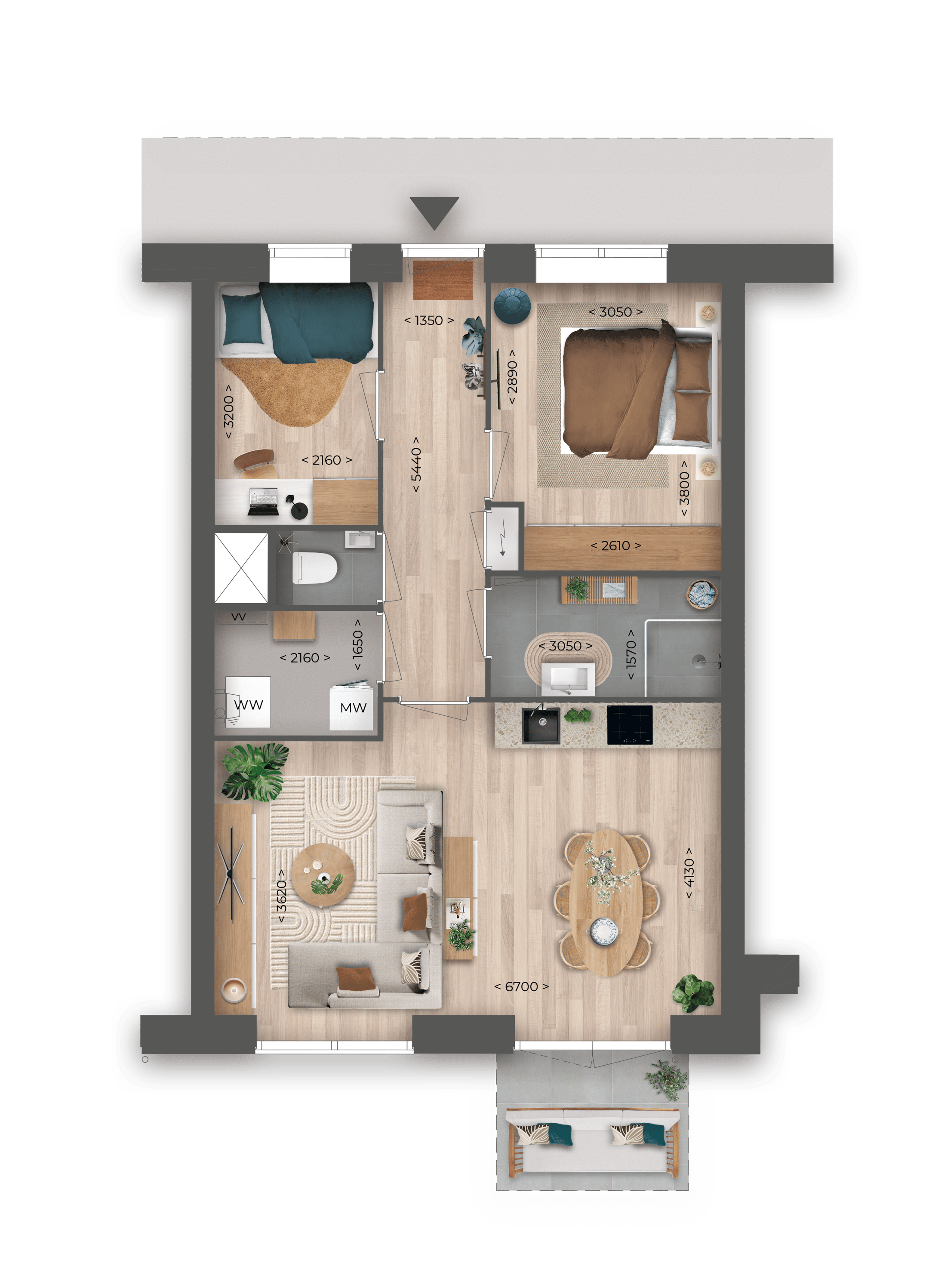 Foto 6 van appartement (Bouwnr. 10)