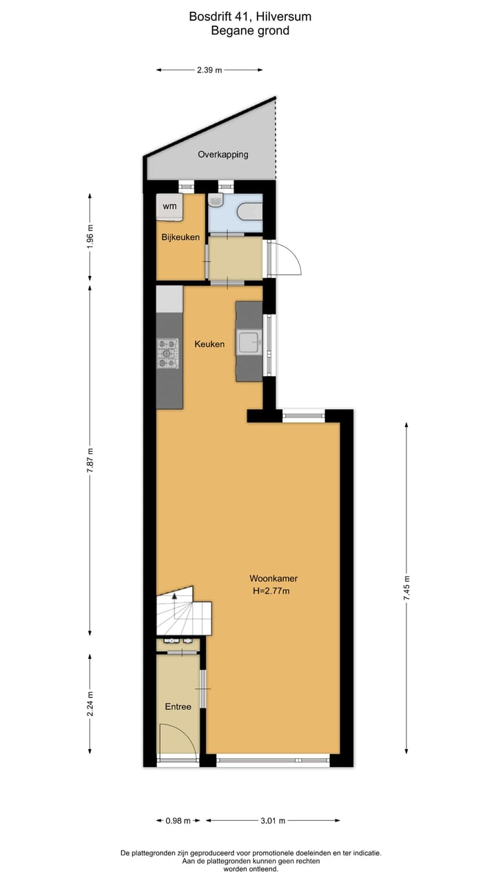 Tussenwoning te koop: Bosdrift 41, Hilversum