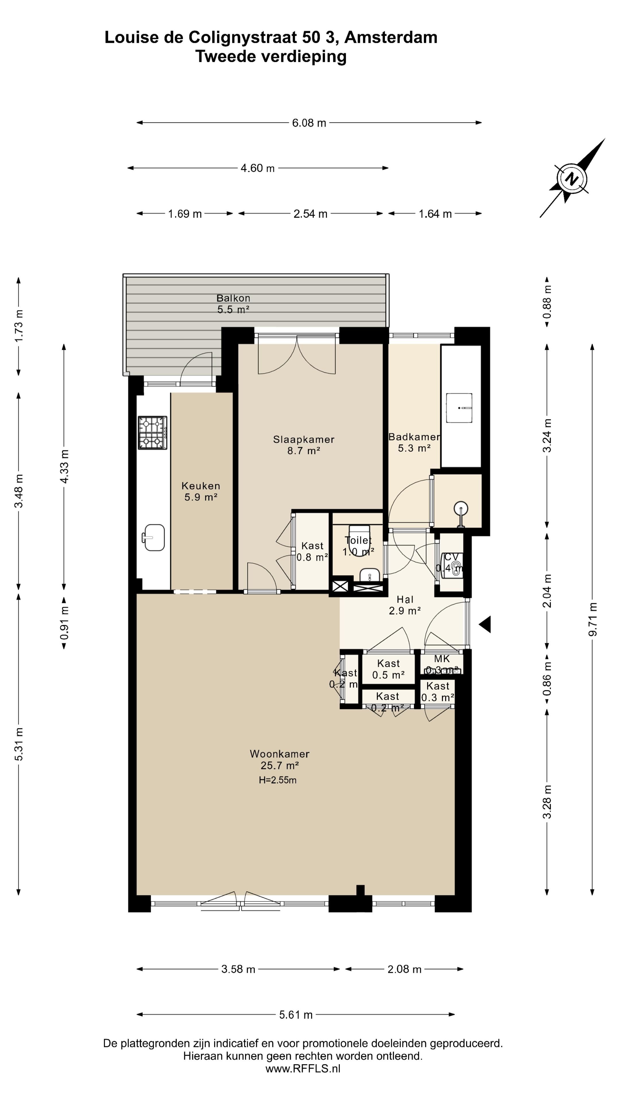 Bright Renovated 2 Bedroom Apartment with Balcony — 24
