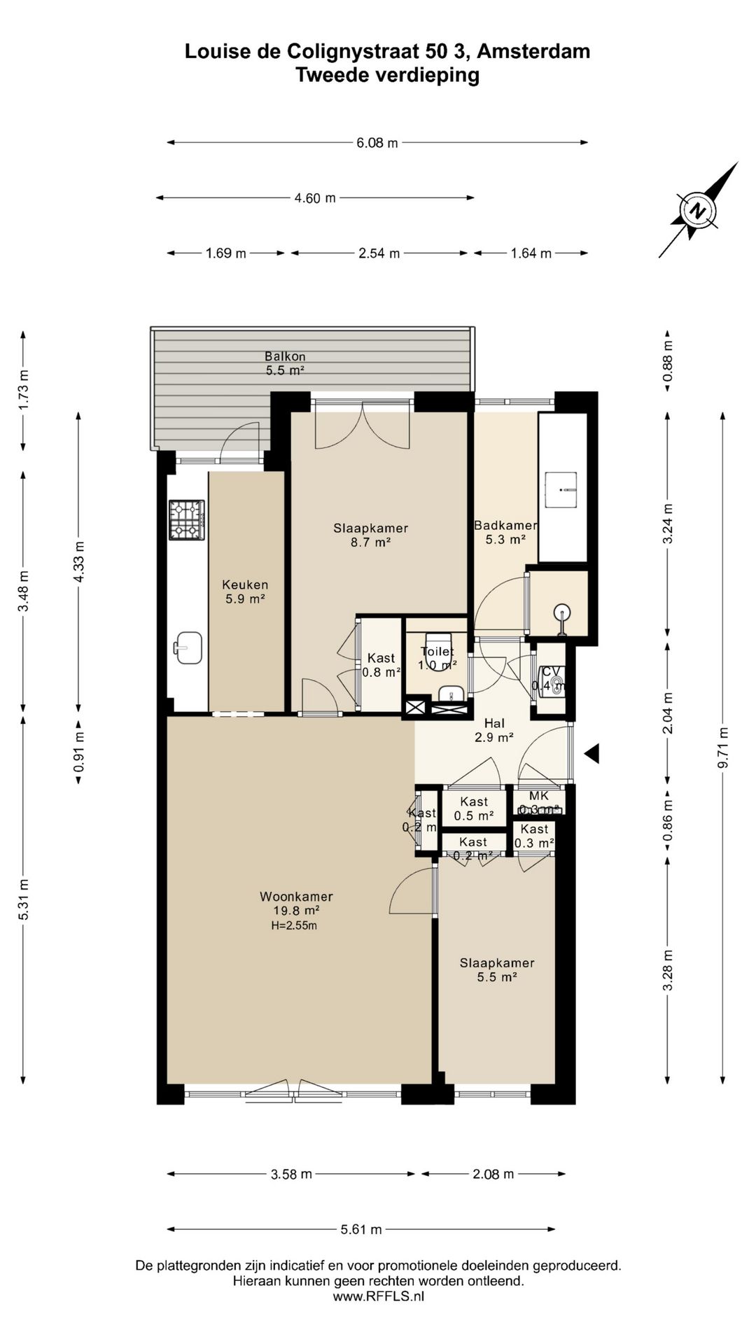 Bright Renovated 2 Bedroom Apartment with Balcony — 25