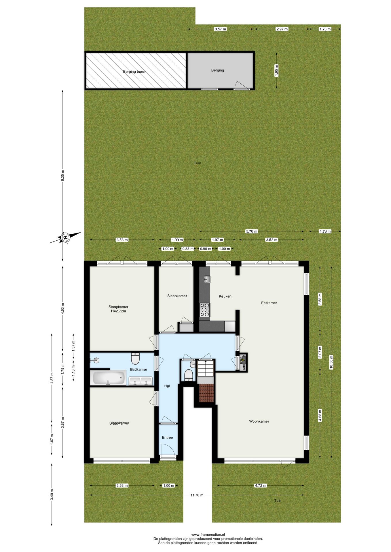 Unique Corner Ground-Floor Apartment with Exceptional Large Garden in Kralingen — 40